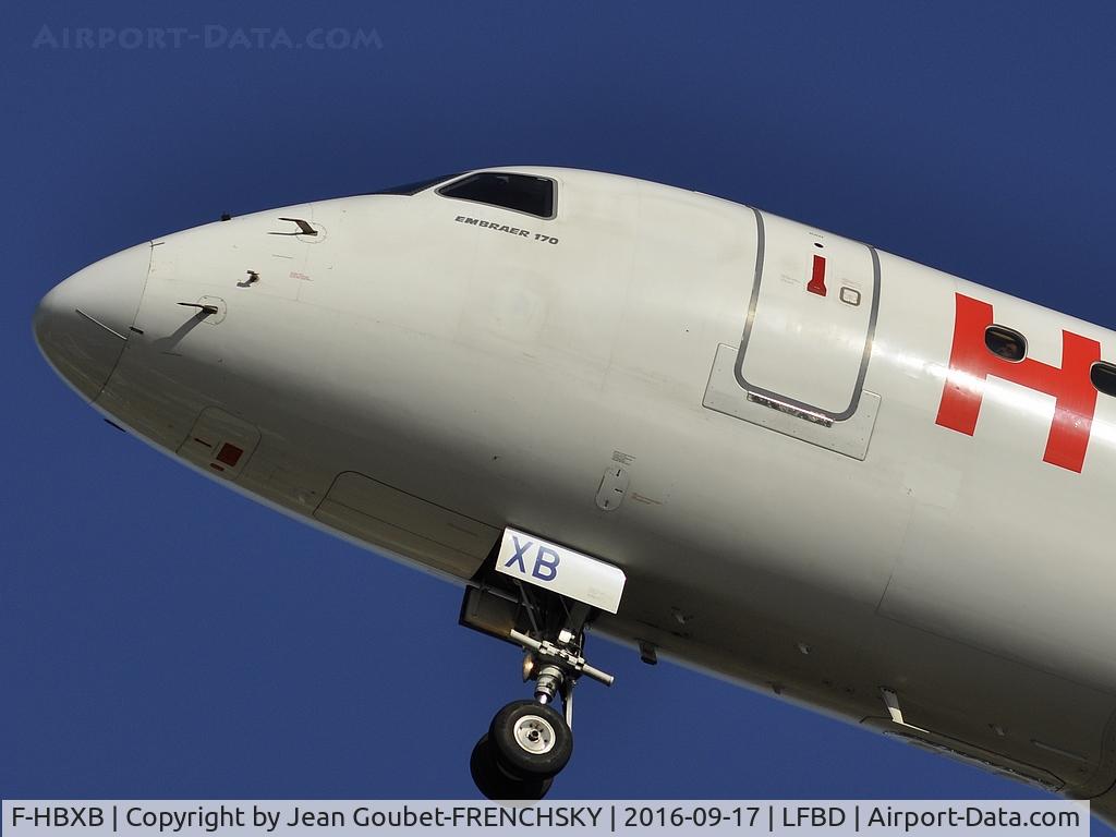 F-HBXB, 2008 Embraer 170LR (ERJ-170-100LR) C/N 17000250, HOP 3251 landing 23 from Lille Lesquin