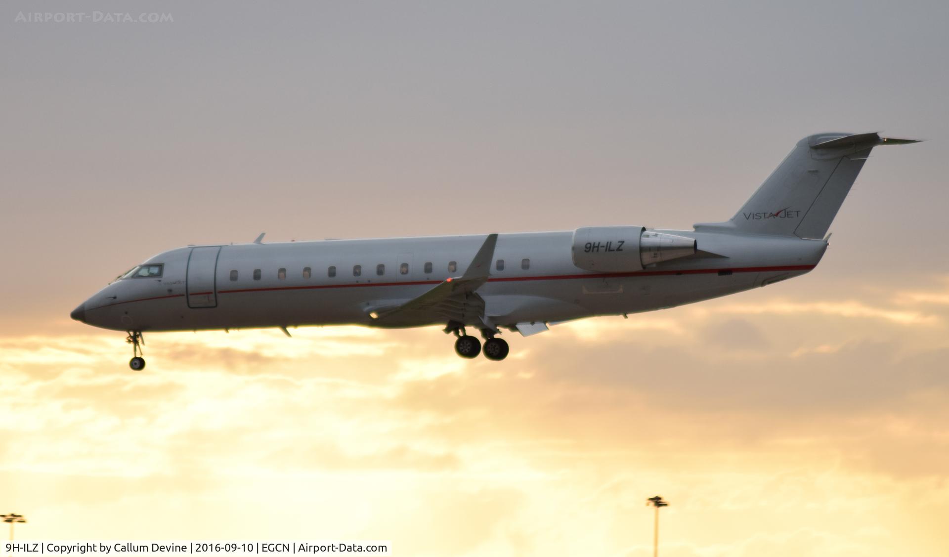 9H-ILZ, 2010 Bombardier Challenger 850 (CL-600-2B19) C/N 8086, 9H-ILZ arriving at DSA.