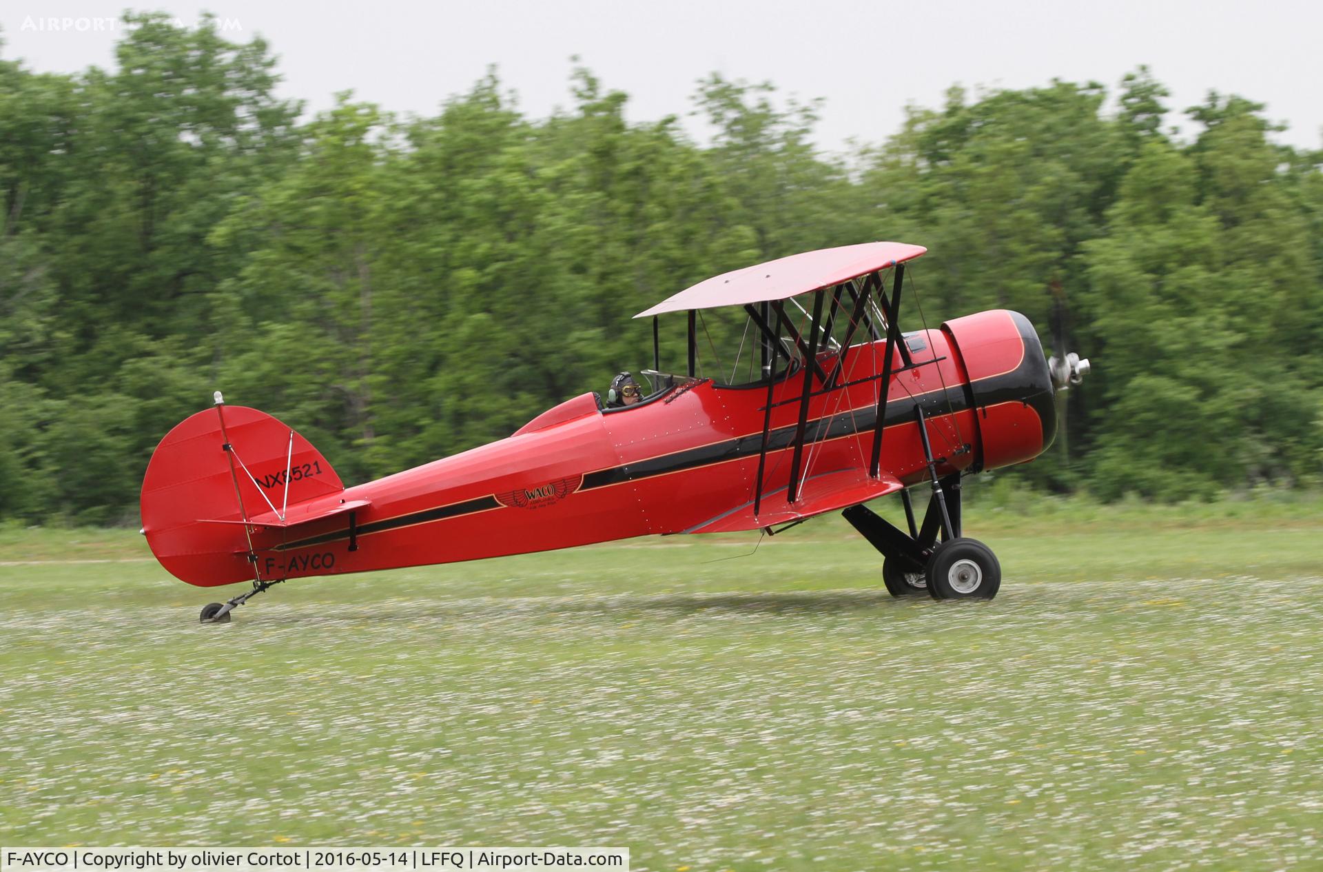 F-AYCO, 1996 WACO Taperwing T-10 Replica C/N 39, Ferté alais airshow