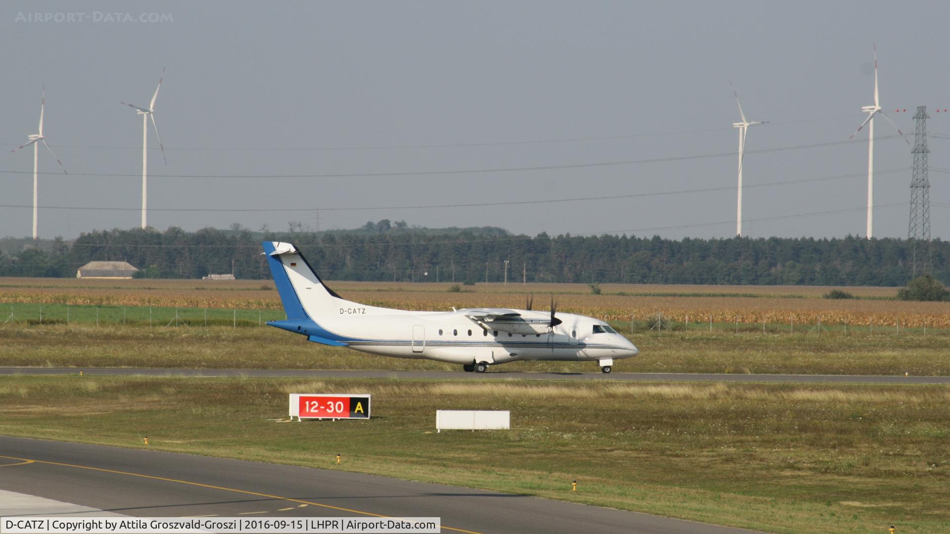 D-CATZ, 1997 Dornier 328-100 C/N 3090, Györ-Pér Airport, Hungary - Flight scheduled Audi Hungary