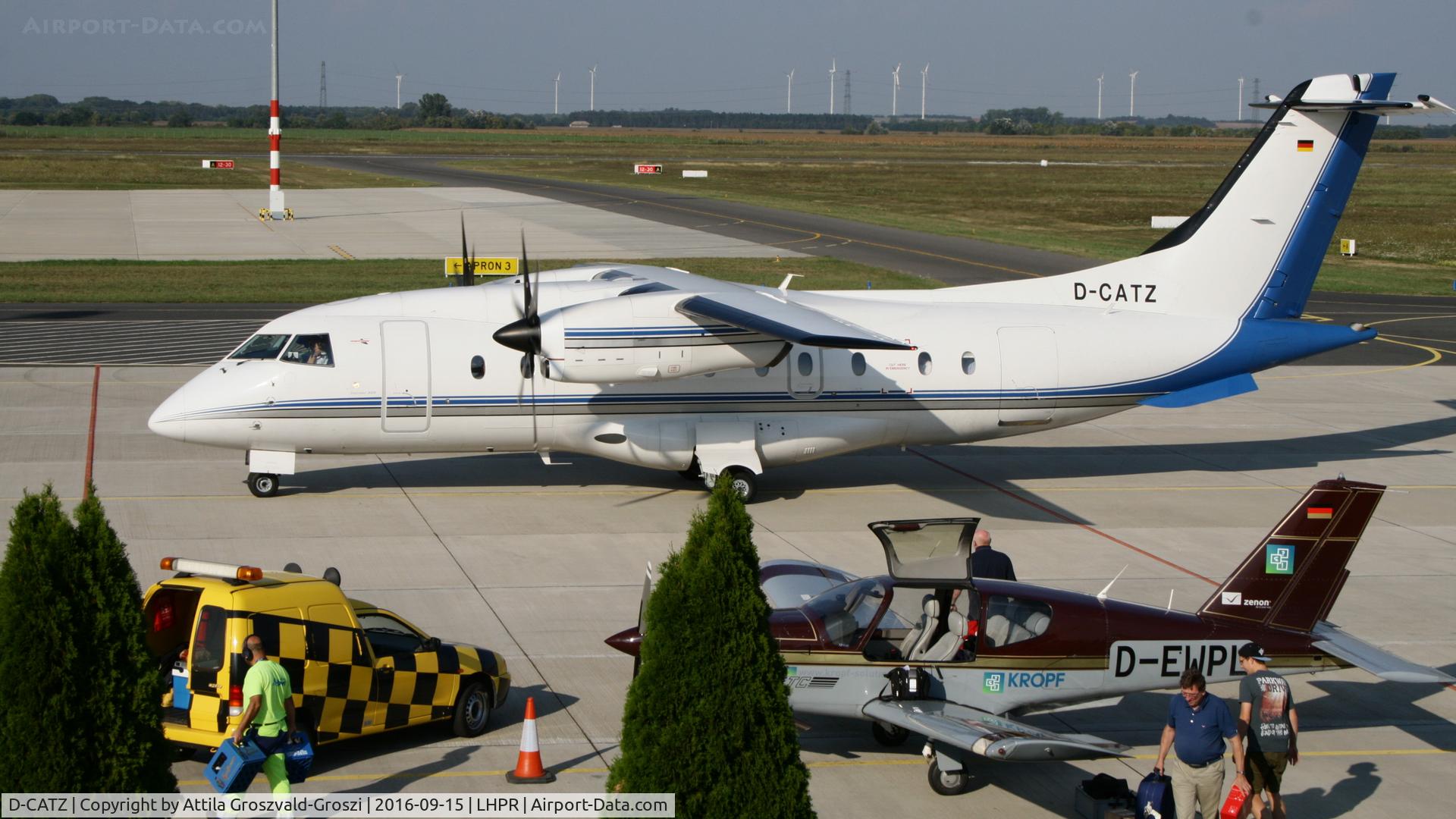 D-CATZ, 1997 Dornier 328-100 C/N 3090, Györ-Pér Airport, Hungary - Flight scheduled Audi Hungary