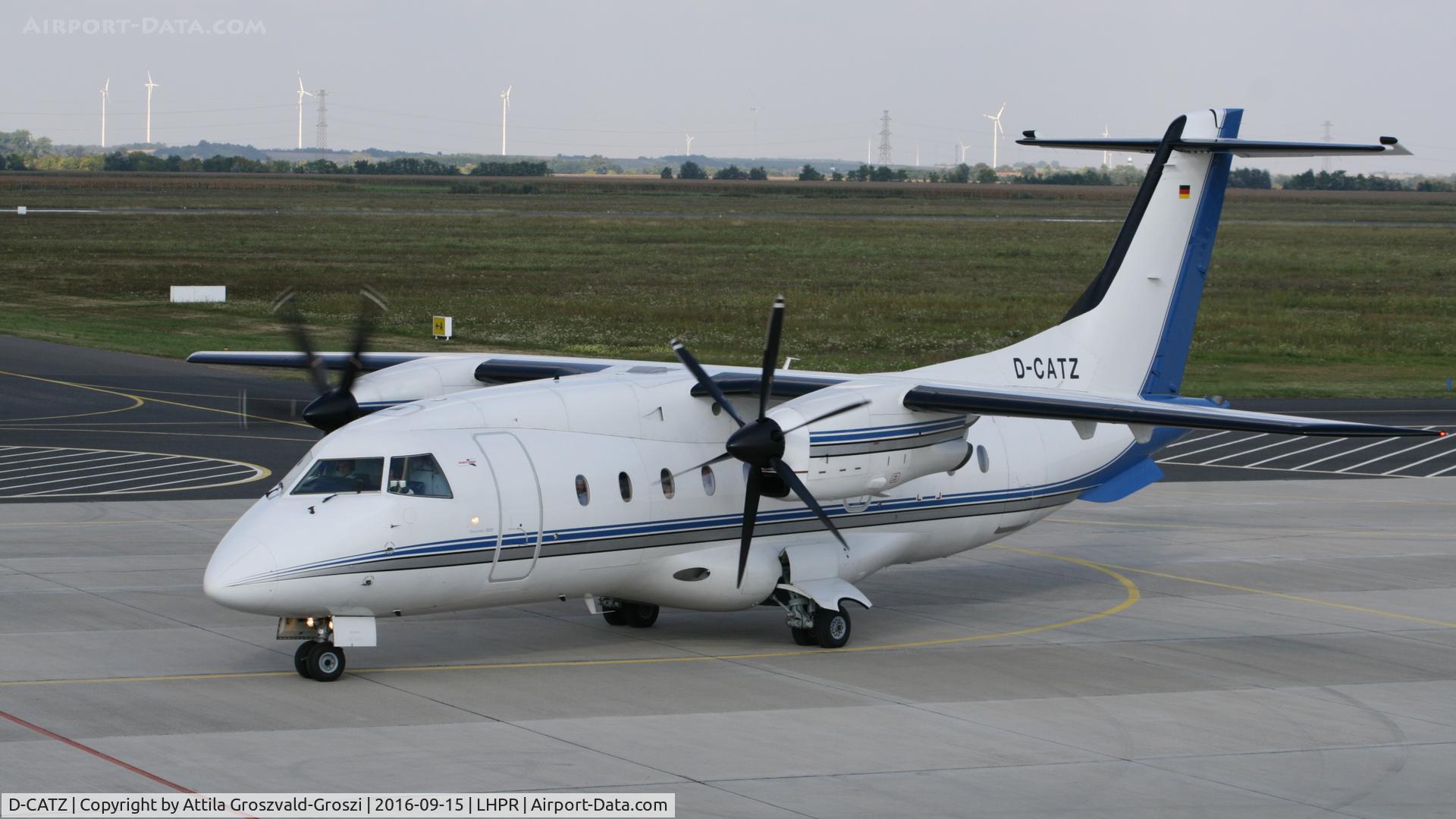 D-CATZ, 1997 Dornier 328-100 C/N 3090, Györ-Pér Airport, Hungary - Flight scheduled Audi Hungary