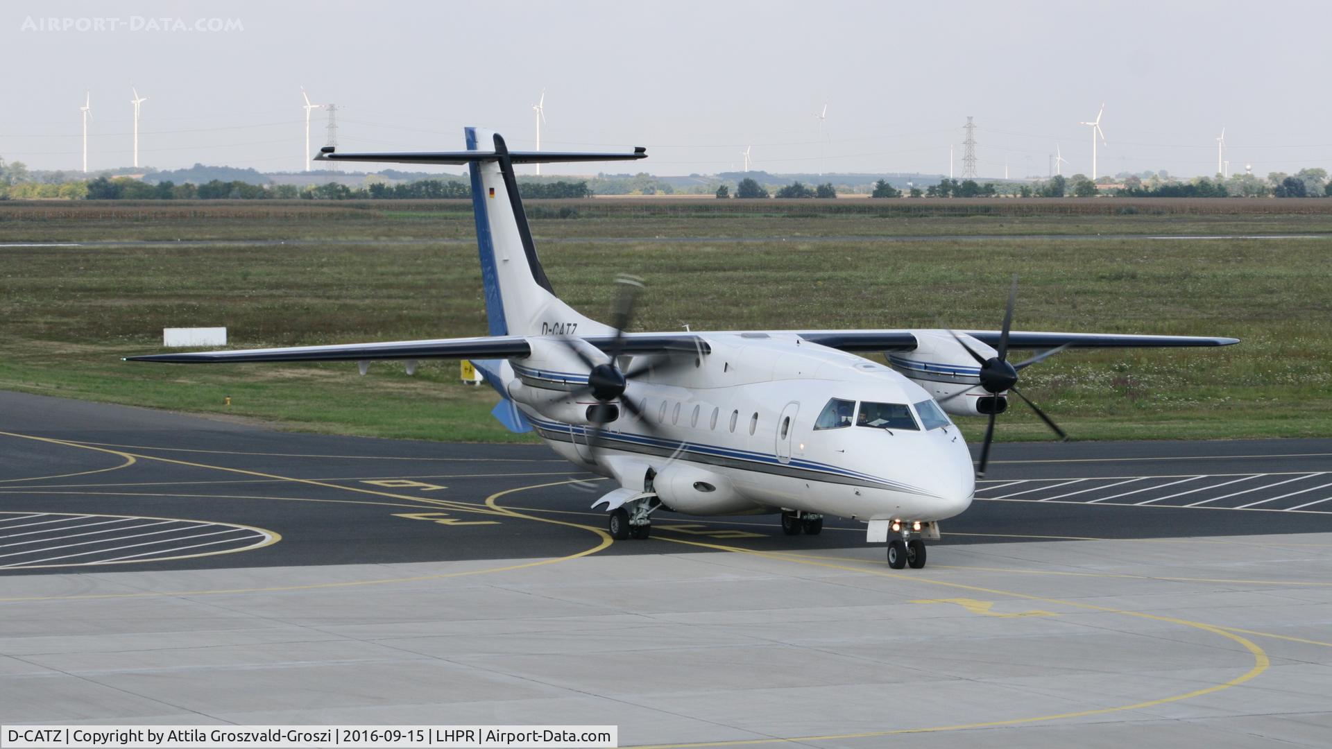 D-CATZ, 1997 Dornier 328-100 C/N 3090, Györ-Pér Airport, Hungary - Flight scheduled Audi Hungary