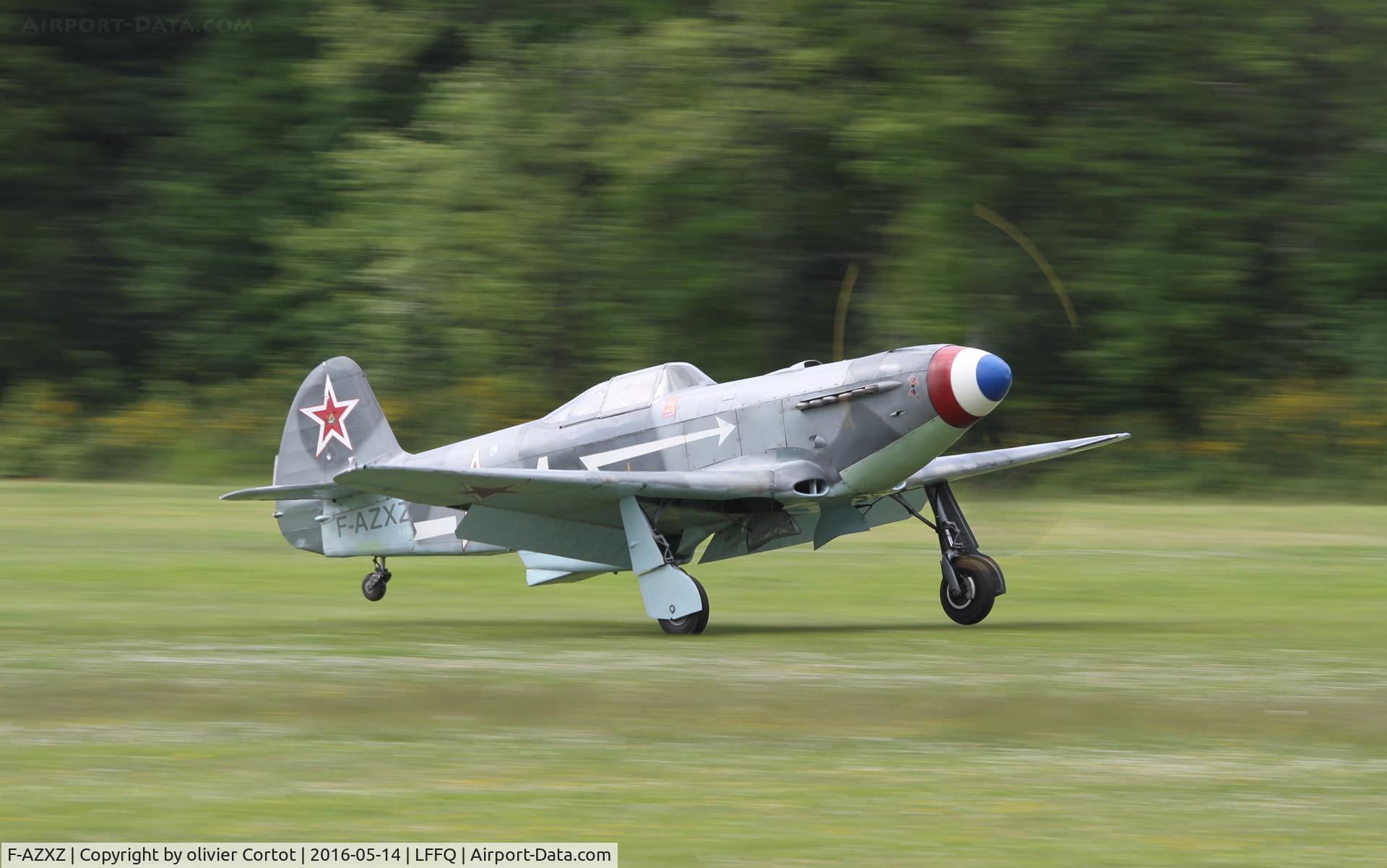 F-AZXZ, 1944 Yakovlev Yak-3UA Replica C/N Y337, Ferté 2016