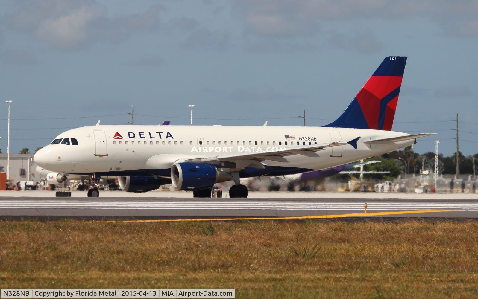 N328NB, 2001 Airbus A319-114 C/N 1520, Delta
