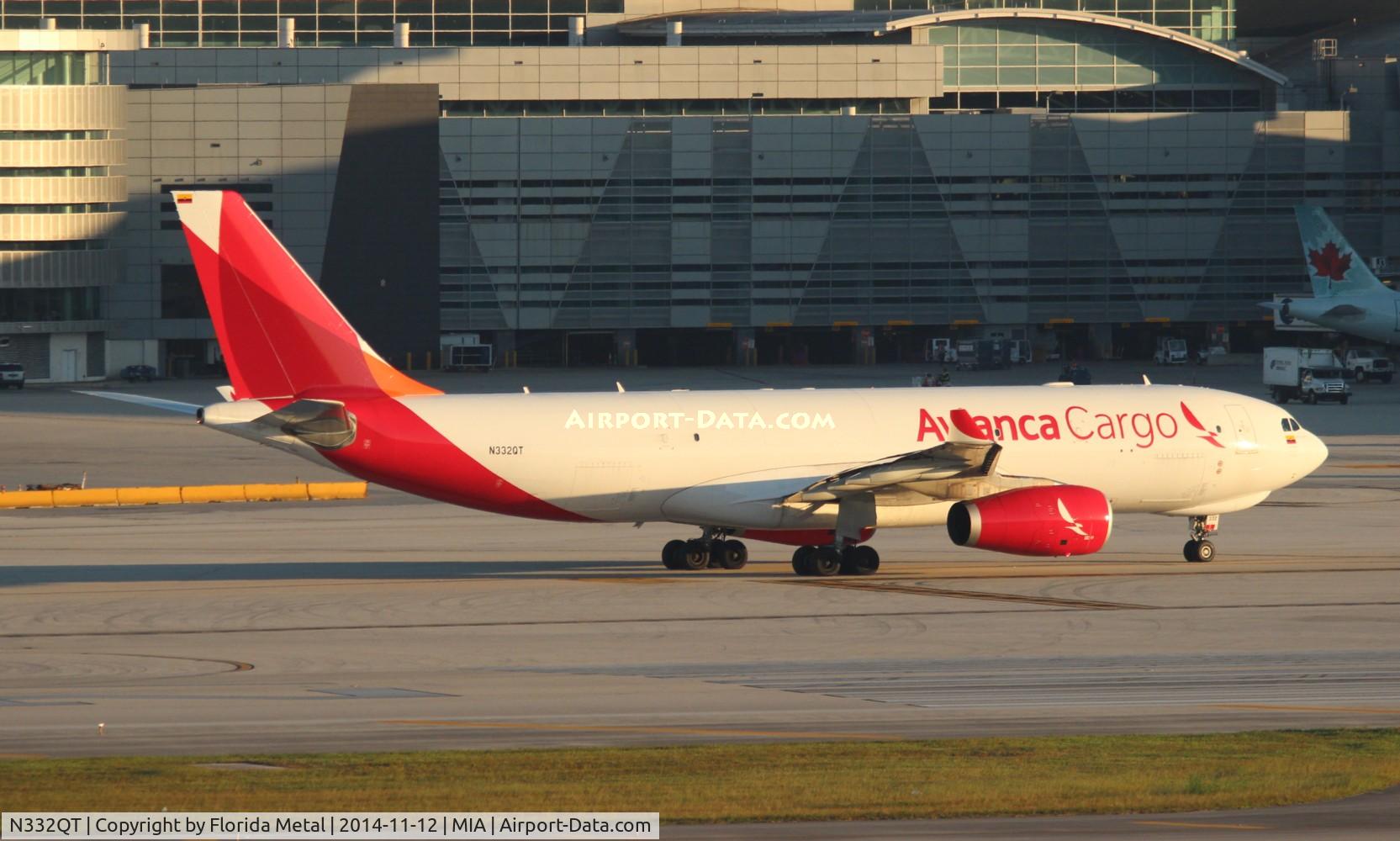 N332QT, 2013 Airbus A330-243F C/N 1428, Avianca Cargo