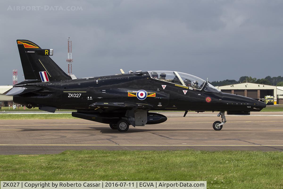 ZK027, 2009 British Aerospace Hawk T2 C/N RT018/1256, RIAT 2016