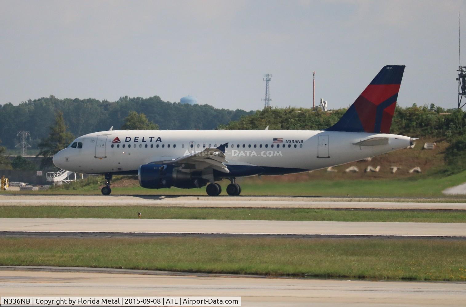 N336NB, 2002 Airbus A319-114 C/N 1683, Delta