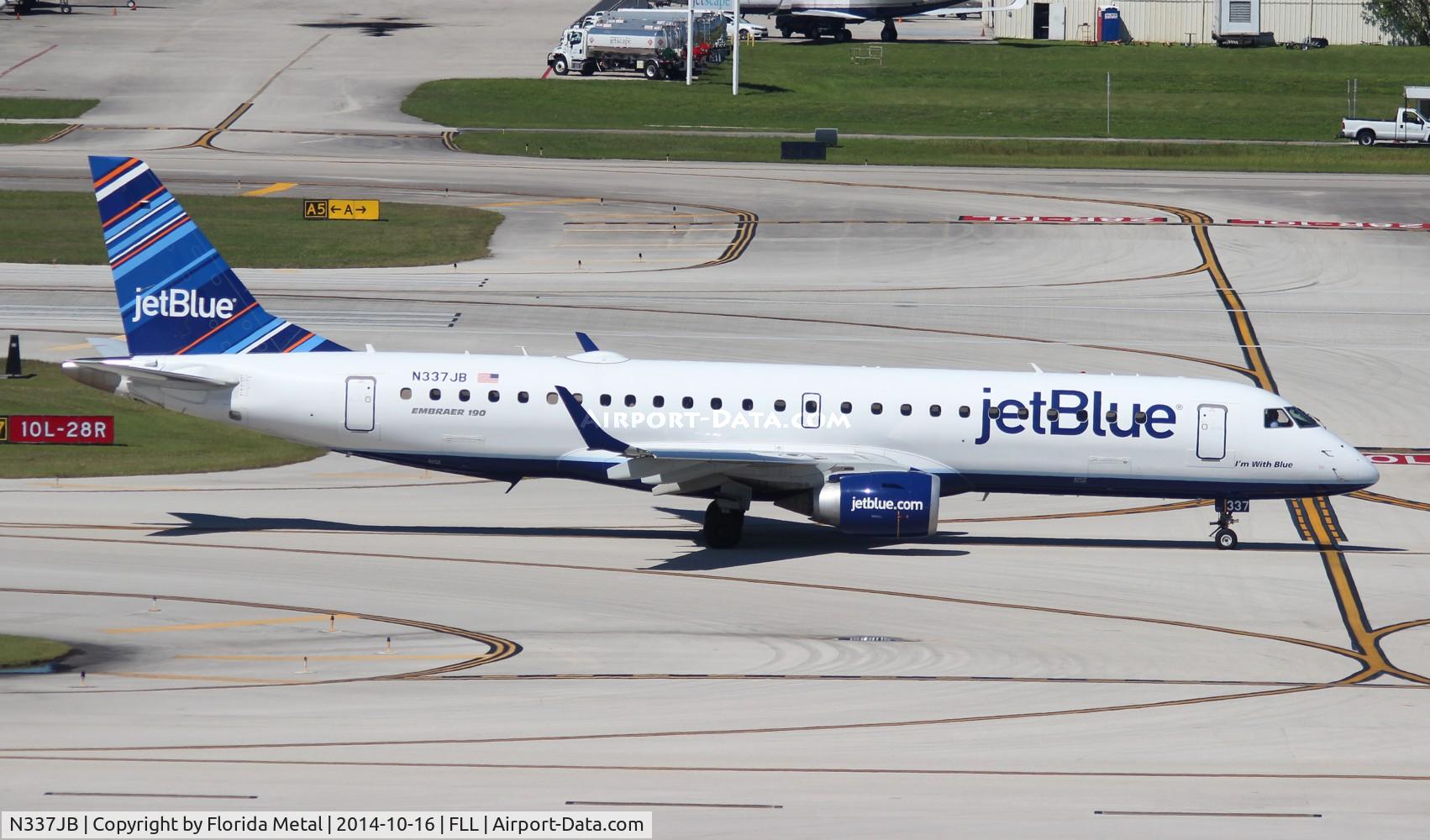 N337JB, Embraer ERJ-190-100 IGW 190AR C/N 19000473, Jet Blue