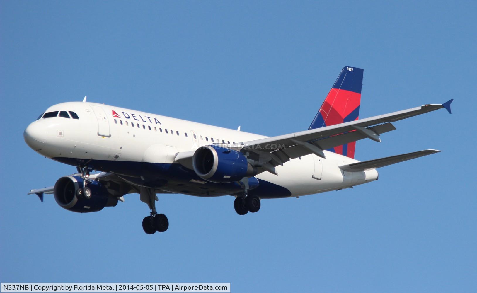 N337NB, 2002 Airbus A319-114 C/N 1685, Delta