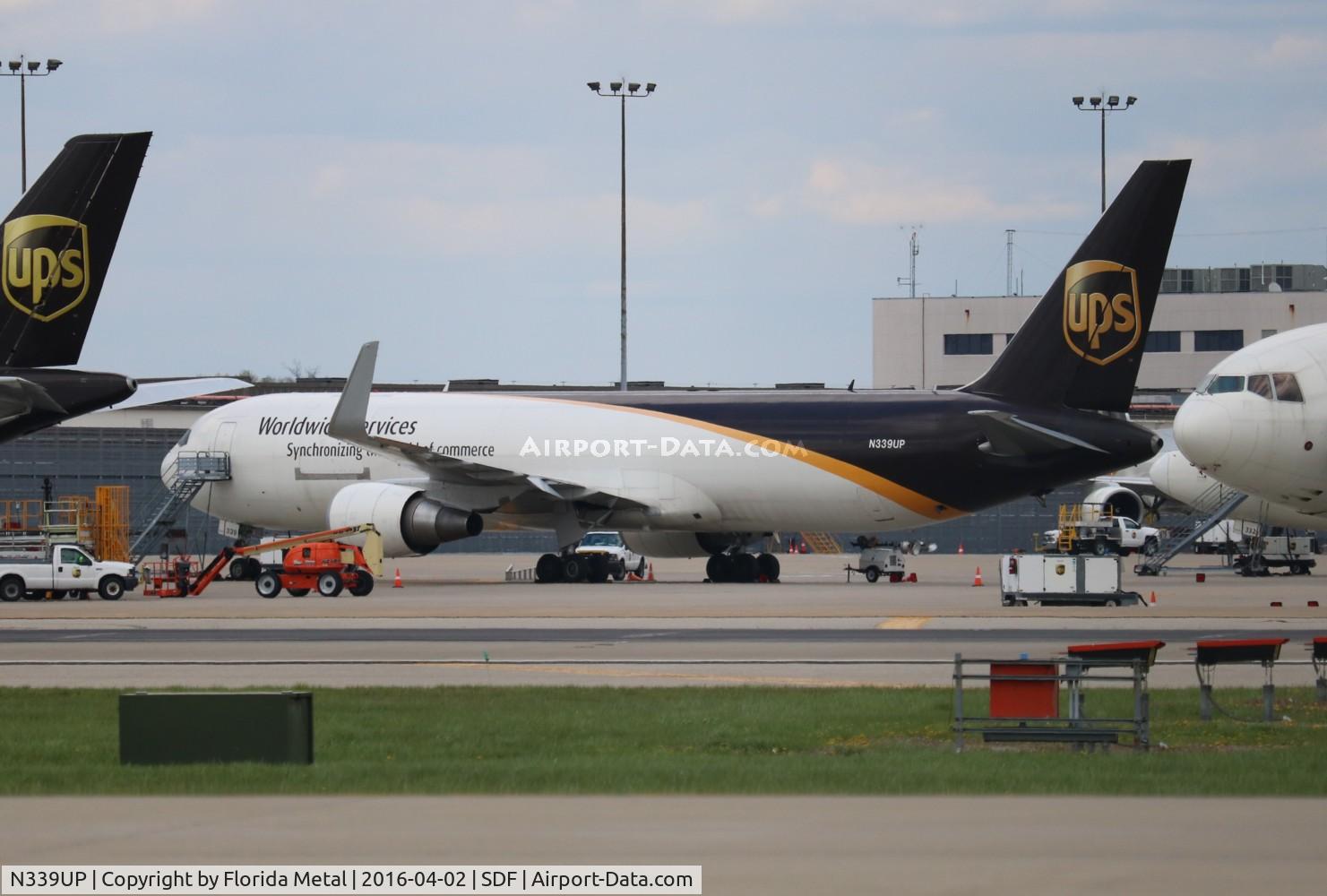 N339UP, 2010 Boeing 767-34A(ER)/F C/N 37859, UPS 767-300F