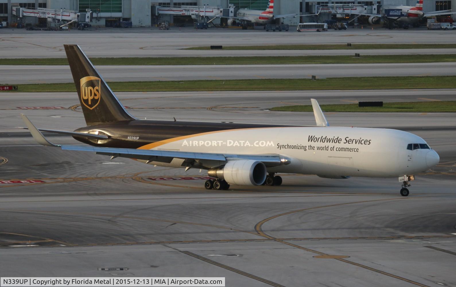 N339UP, 2010 Boeing 767-34A(ER)/F C/N 37859, UPS 767-300