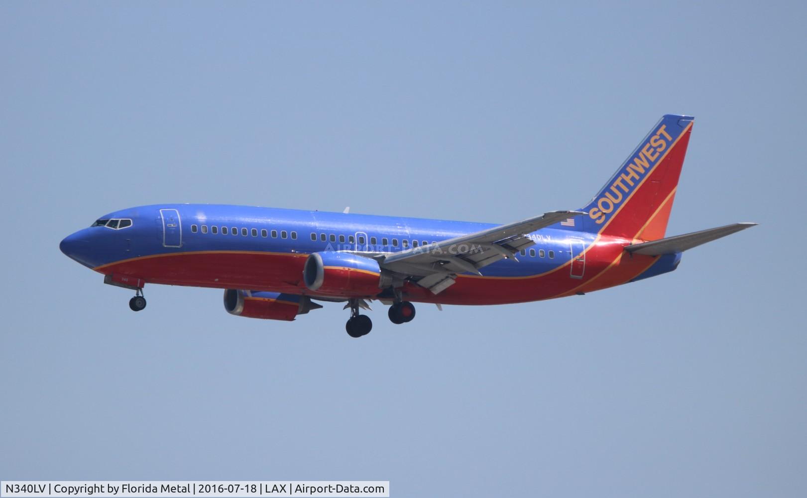 N340LV, 1987 Boeing 737-3K2 C/N 23738, Southwest