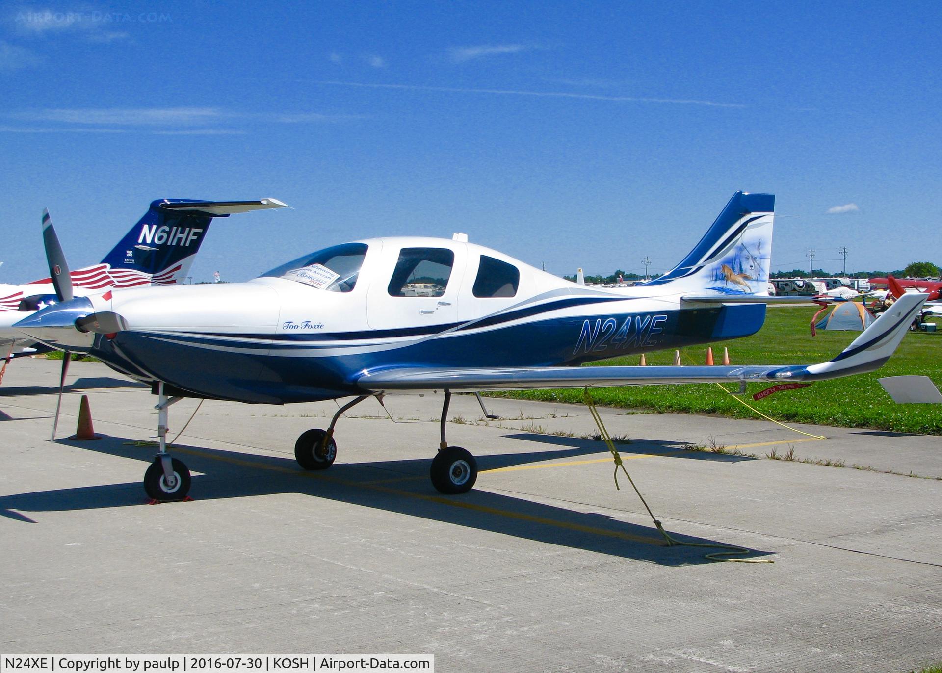 N24XE, 2013 Lancair IV-P C/N LIV-510, At AirVenture 2016.
