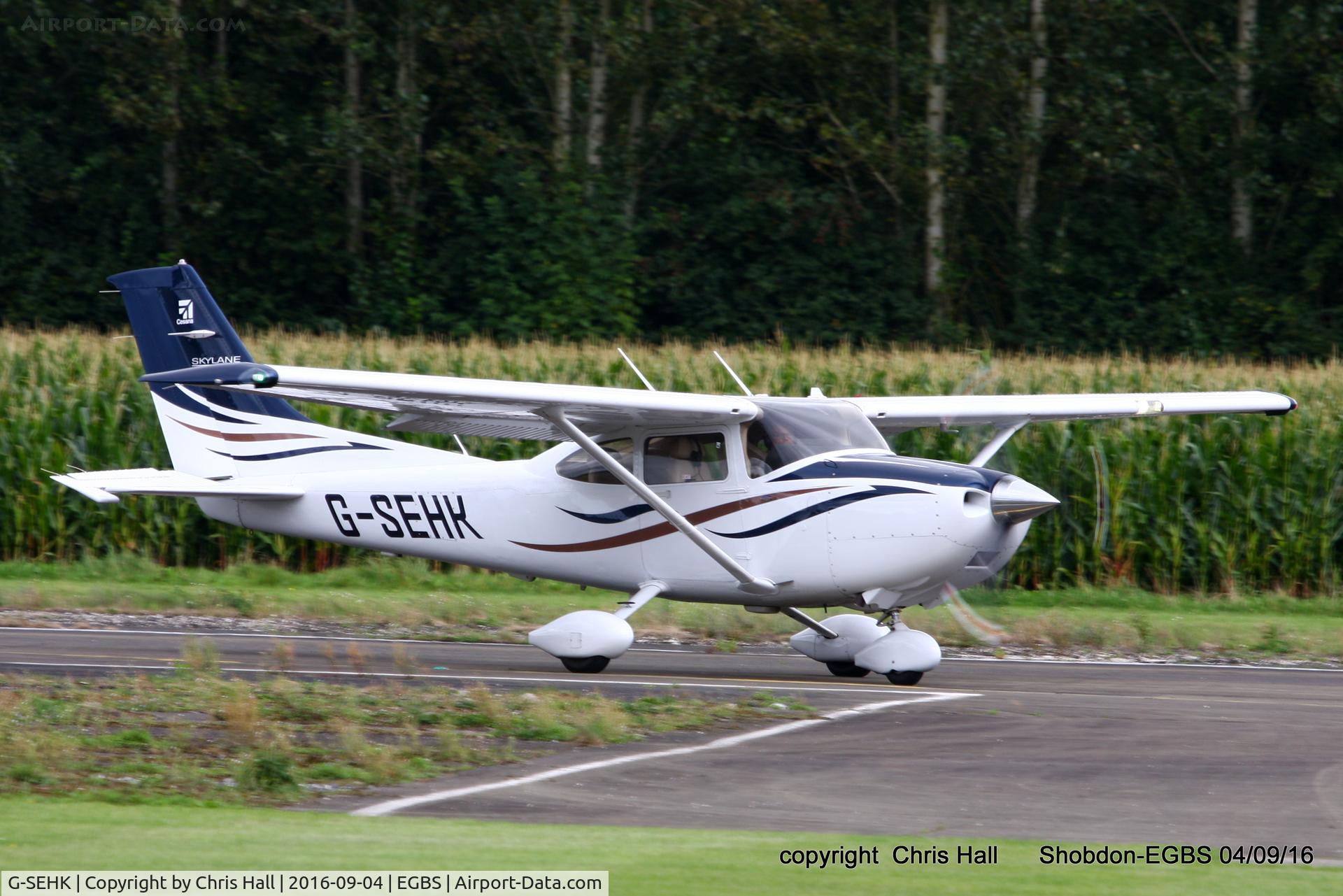 G-SEHK, 2008 Cessna 182T Skylane C/N 18282132, at Shobdon