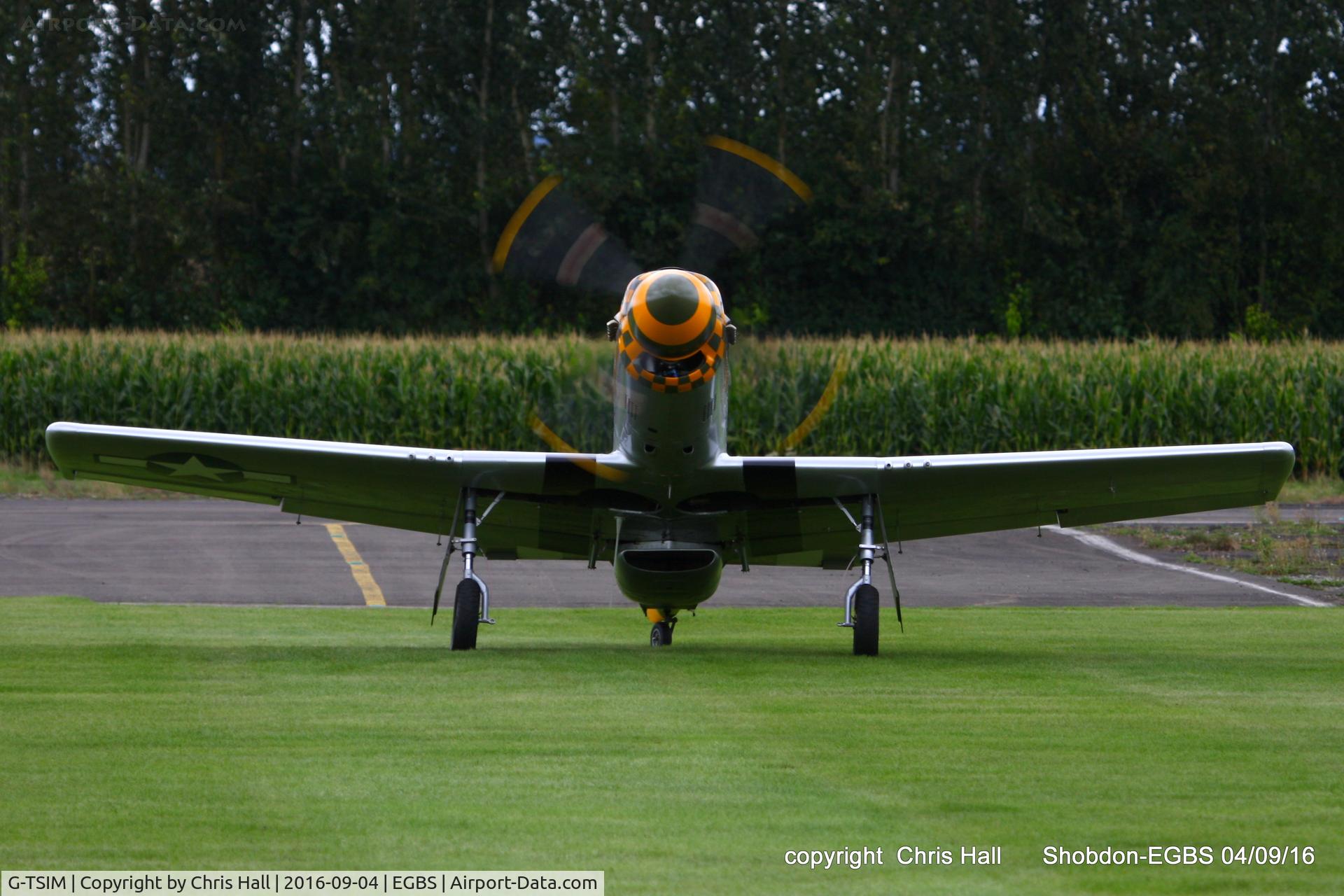 G-TSIM, 2012 Titan T-51 Mustang C/N LAA 355-14964, at Shobdon