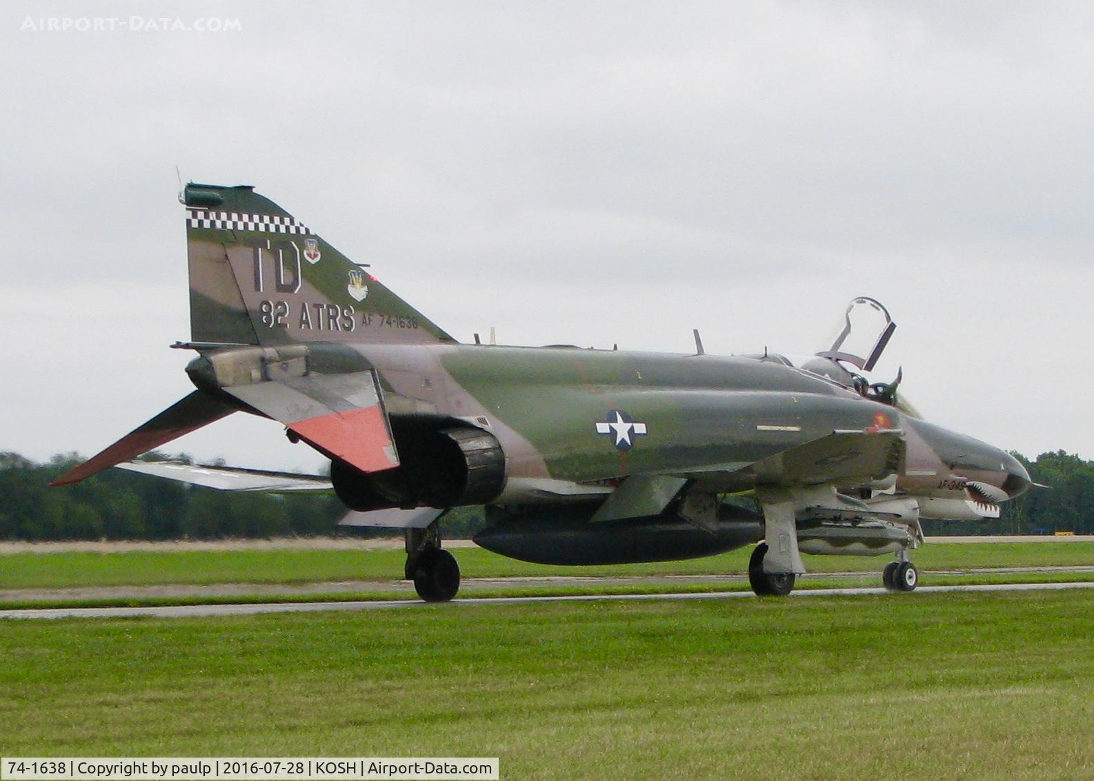 74-1638, 1974 McDonnell Douglas QF-4E Phantom II C/N 4874, At AirVenture 2016.