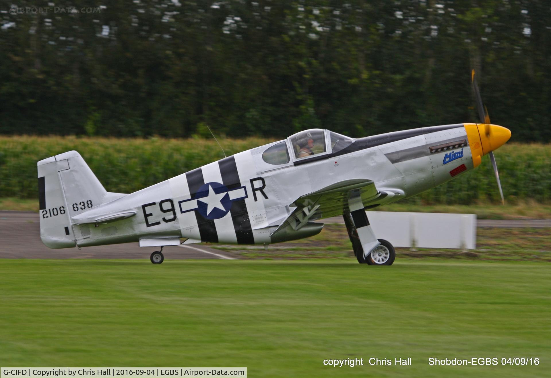 G-CIFD, Titan T-51 Mustang C/N LAA 355-15261, at Shobdon