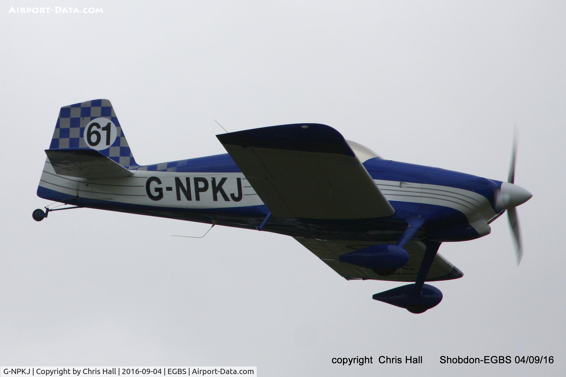 G-NPKJ, 1998 Vans RV-6 C/N PFA 181-13138, Royal Aero Club RRRA air race at Shobdon