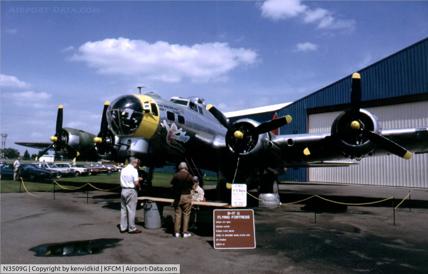 N3509G, 1944 Boeing B-17G Flying Fortress C/N Not found 44-85778, At Planes of Fame East, Eden Prairie.