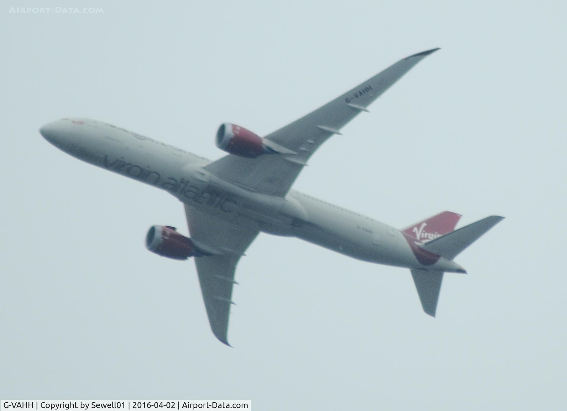 G-VAHH, 2014 Boeing 787-9 Dreamliner C/N 37967, Overhead