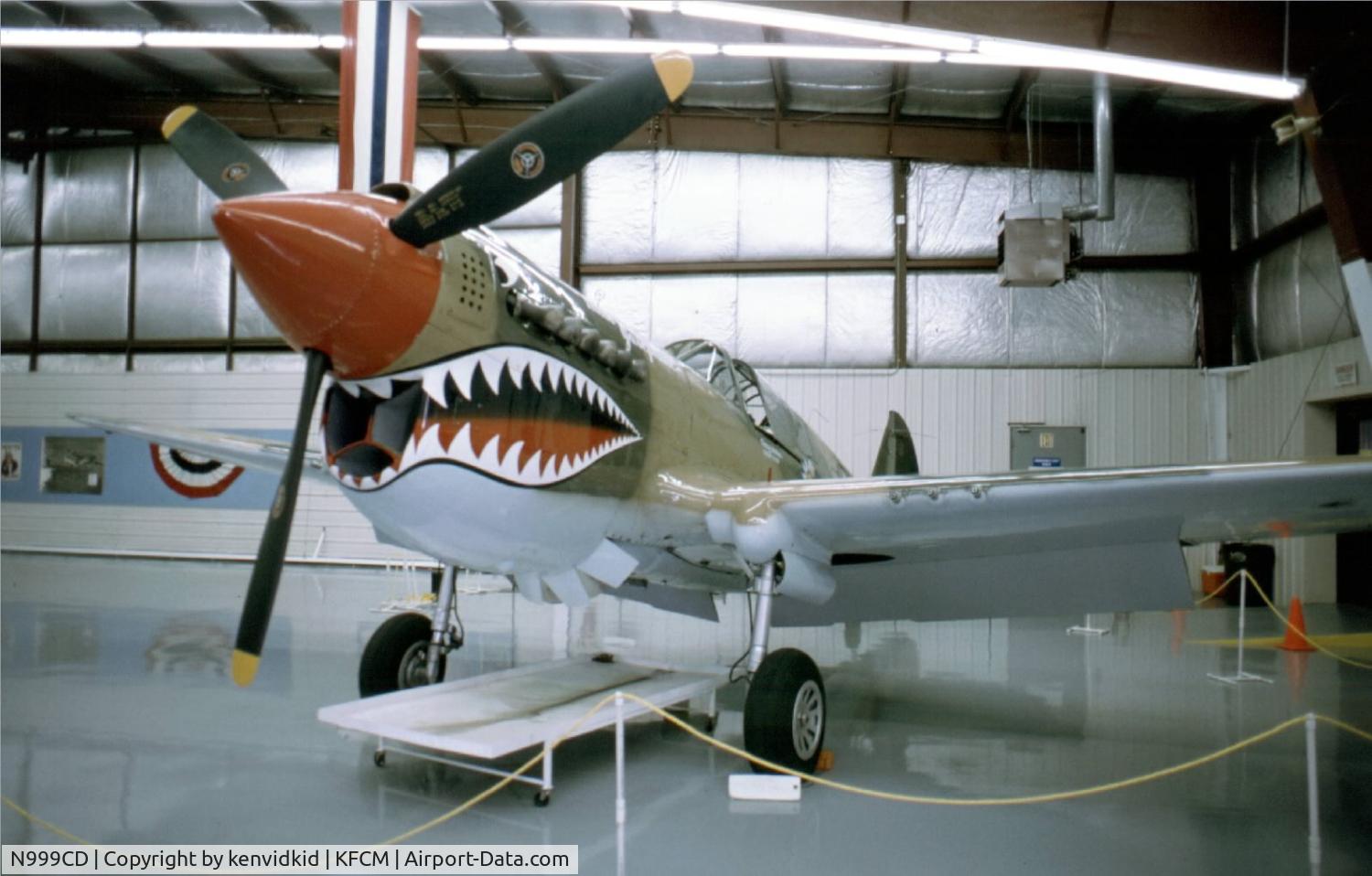N999CD, 1944 Curtiss P-40N Warhawk C/N 32824, At Planes of Fame East, Eden Prairie.