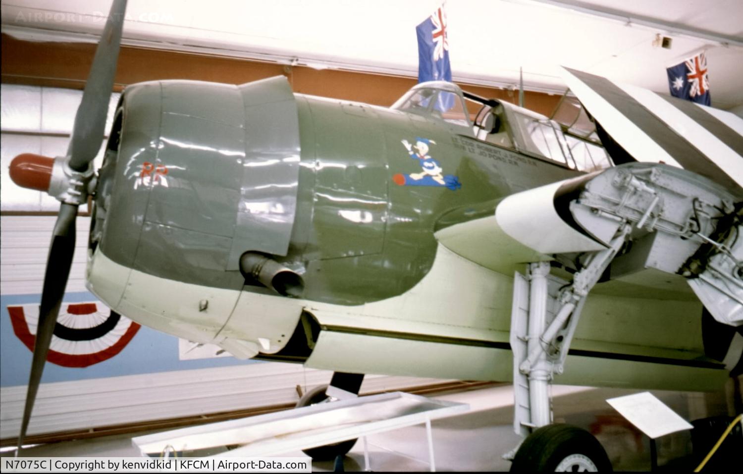 N7075C, 1945 Grumman TBM-3E Avenger C/N 53785, At Planes of Fame East, Eden Prairie.