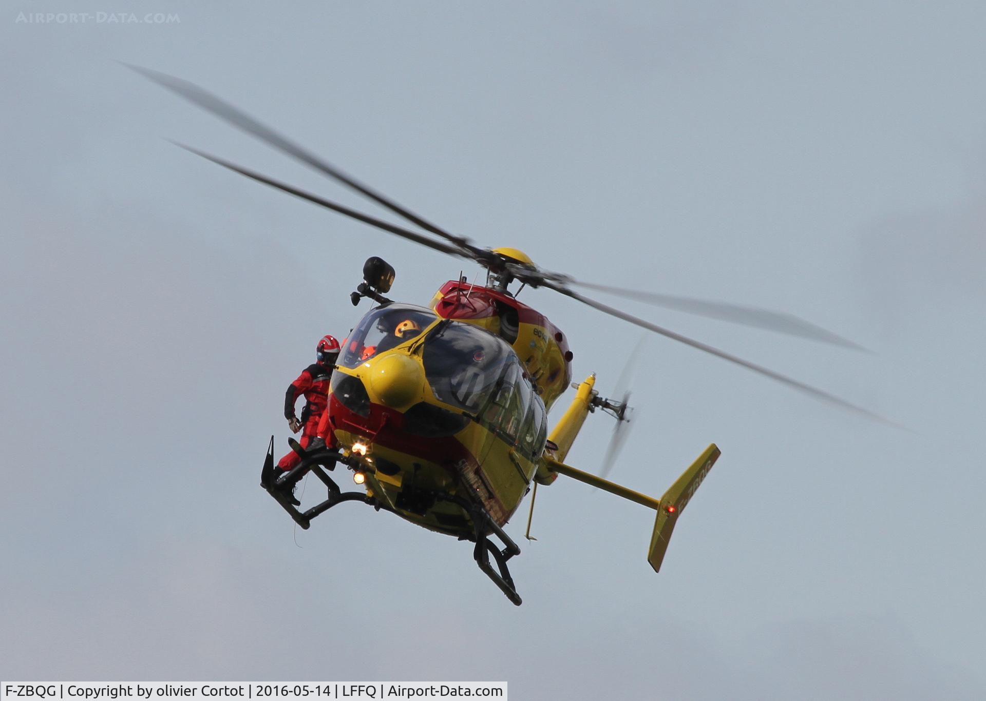 F-ZBQG, 2008 Eurocopter-Kawasaki EC-145 (BK-117C-2) C/N 9217, Ferté Alais airshow