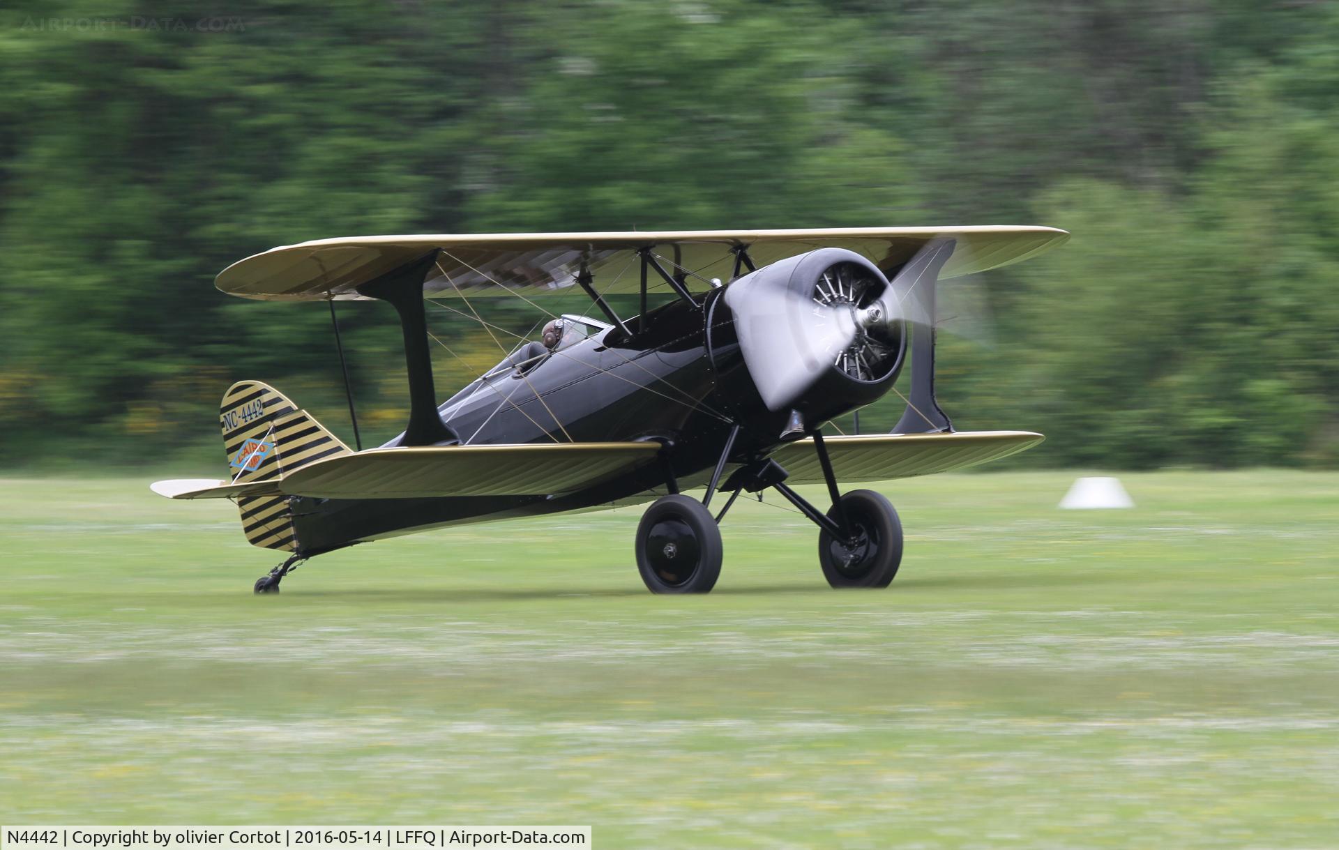 N4442, 1936 Laird LC-RW300 C/N 203, Ferté Alais airshow