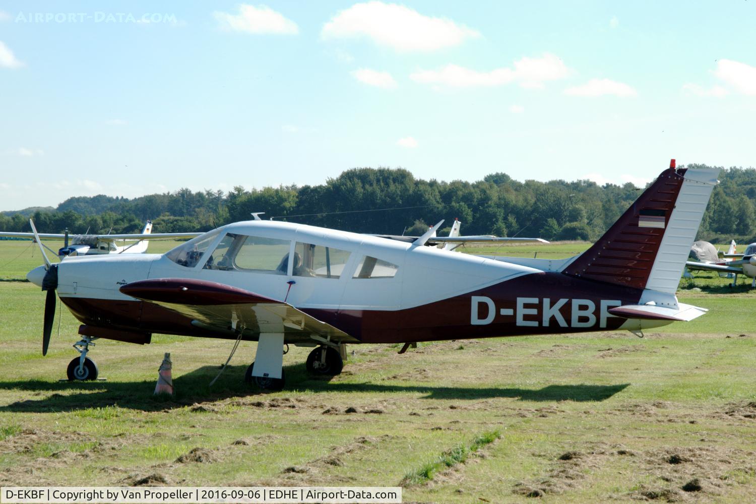 D-EKBF, Piper PA-28R-200 Arrow II C/N 28R-7235310, Piper PA-28R-200 Arrow II parked at Uetersen airfield, Germany