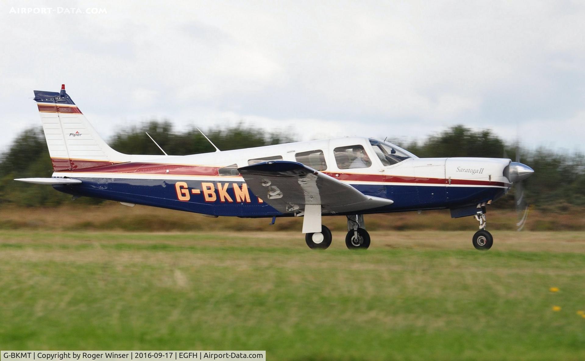 G-BKMT, 1981 Piper PA-32R-301 Saratoga SP C/N 32R-8213013, Resident Saratoga SP.