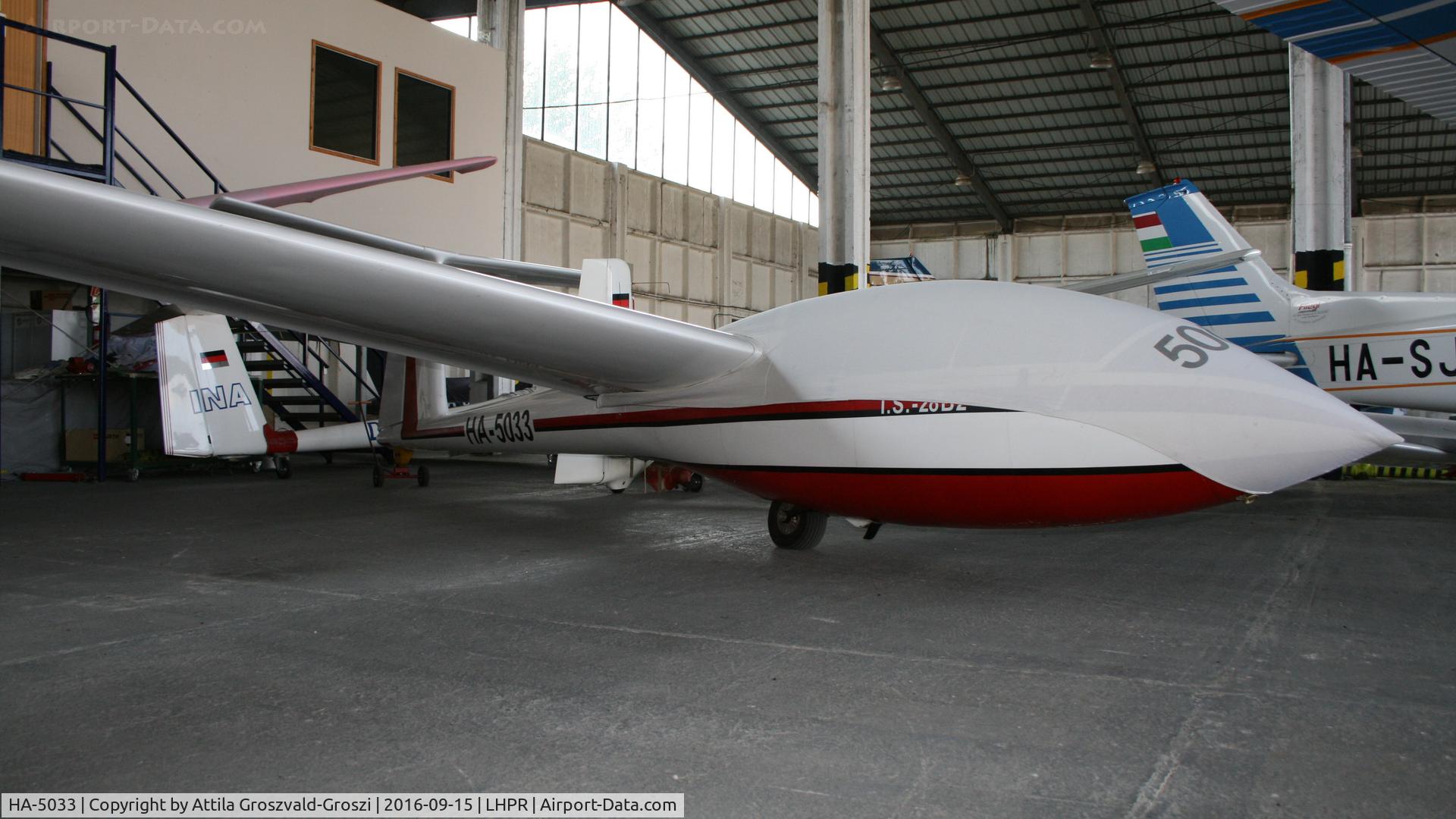 HA-5033, 1981 ICA-Brasov IS-28B2 C/N 346, Györ-Pér Airport, Hungary