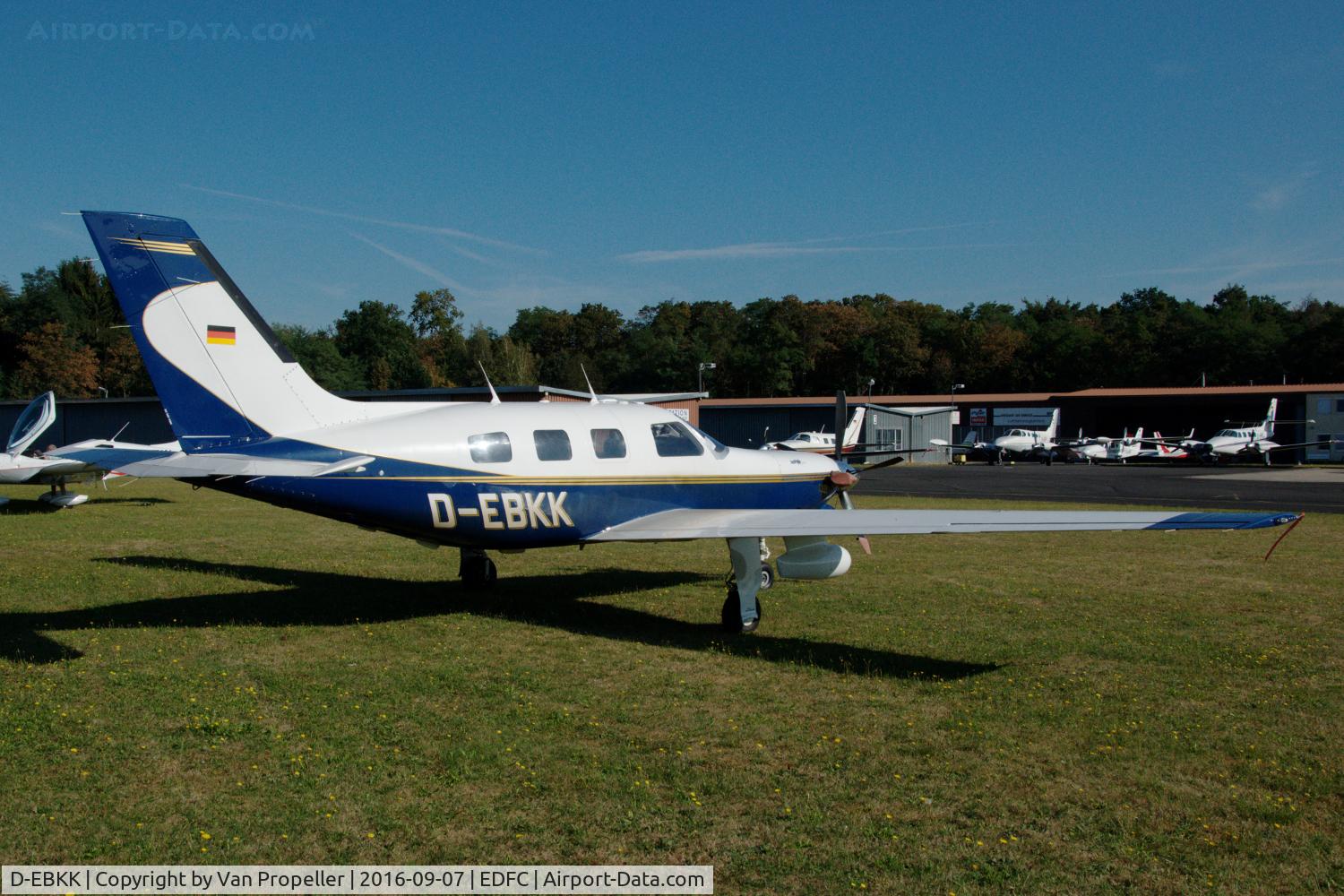D-EBKK, 1988 Piper PA-46-310P Malibu Jetprop DLX Malibu C/N 46-08120, PA-46-310P/Jetprop DLX at Aschaffenburg airport, Germany
