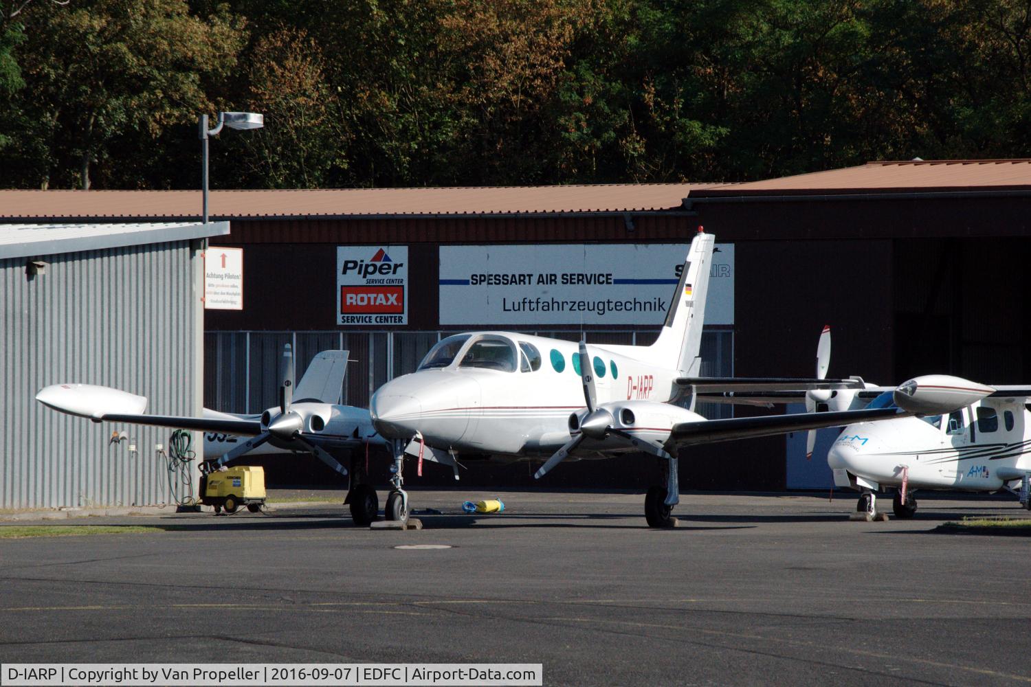 D-IARP, 1974 Cessna 340 C/N 340-0326, Cessna 340 parked at Aschaffenburg airport, Germany