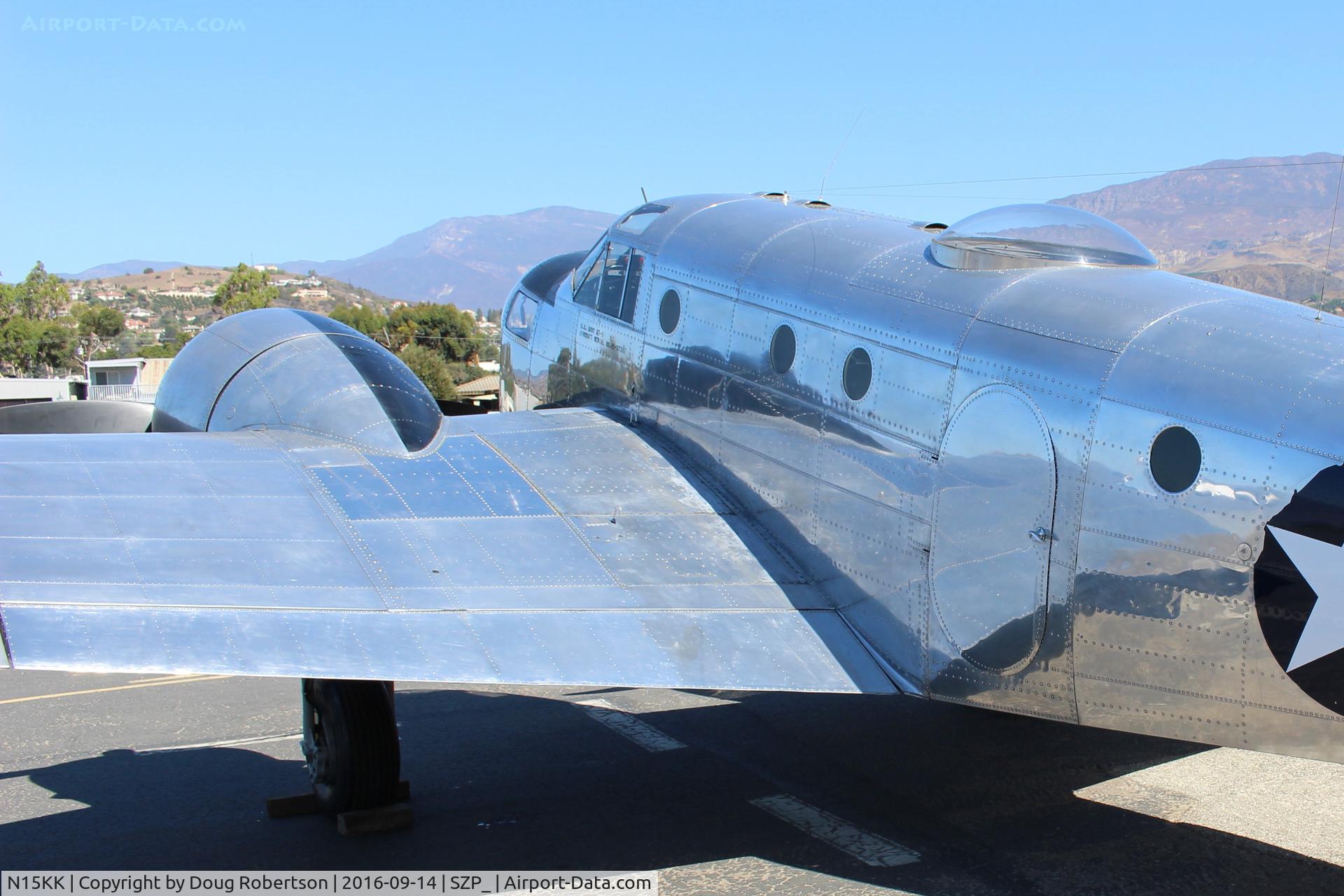 N15KK, 1942 Beech C-45G Expeditor (AT-11) C/N 4000/AF-436, 1942 Beech AT-11 KANSAN, two Pratt & Whitney R-985 Wasp Jr. 450 Hp each