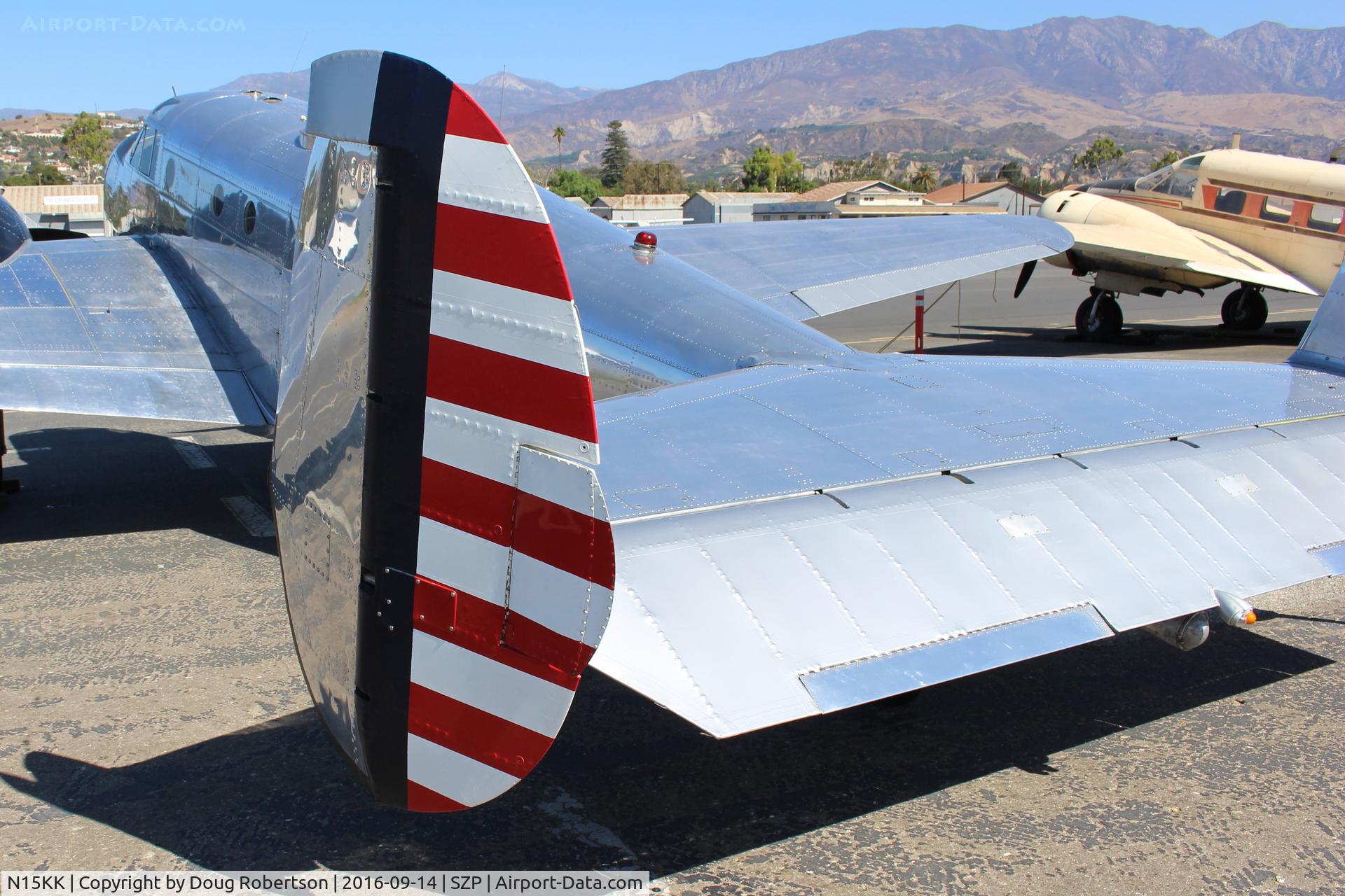 N15KK, 1942 Beech C-45G Expeditor (AT-11) C/N 4000/AF-436, 1942 Beech AT-11 KANSAN, two P&W R-985 Wasp Jr. 450 Hp each, twin rudders and large elevator