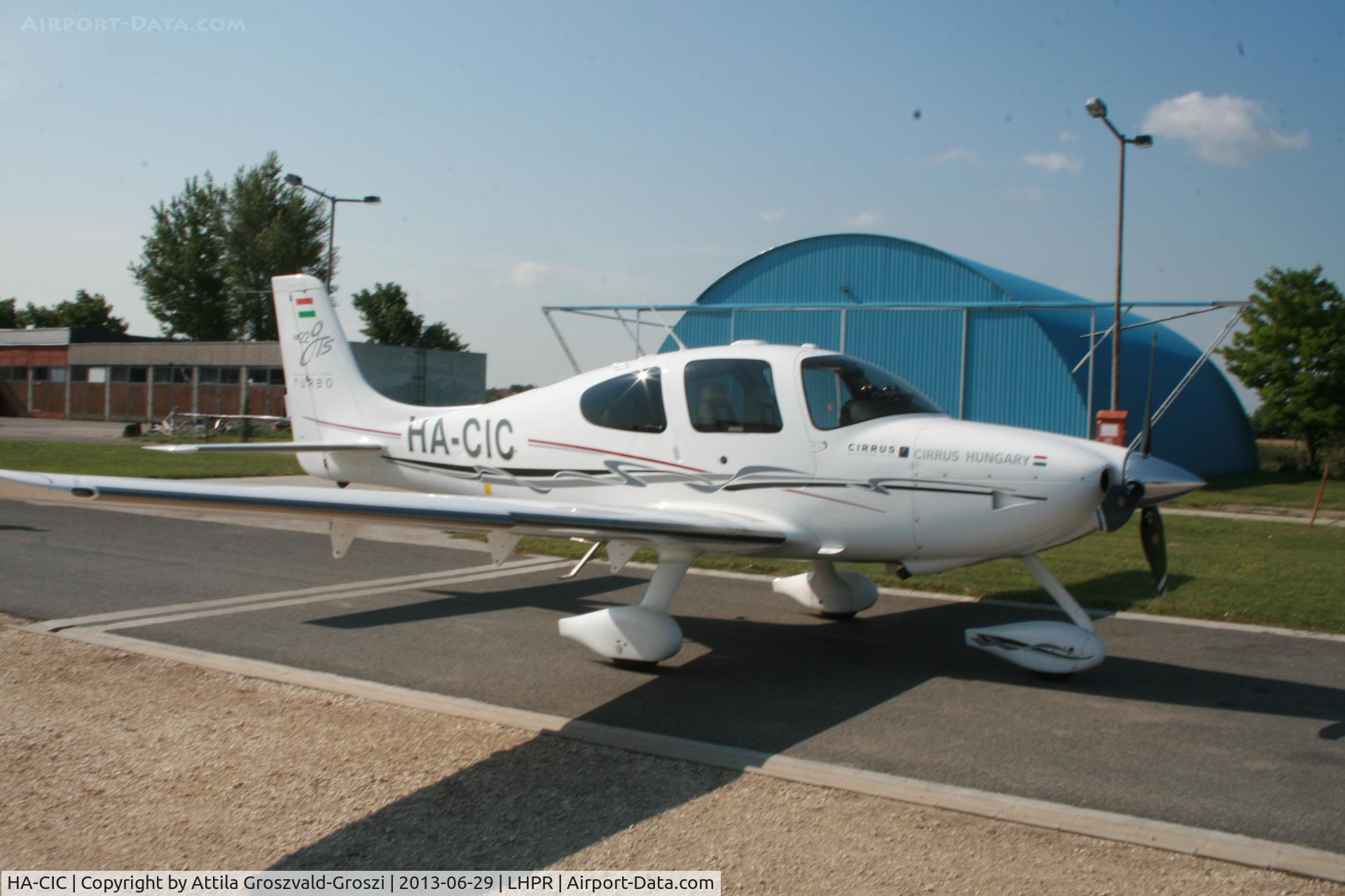 HA-CIC, 2008 Cirrus SR22 GTS Turbo C/N 3236, Györ-Pér Airport, Hungary