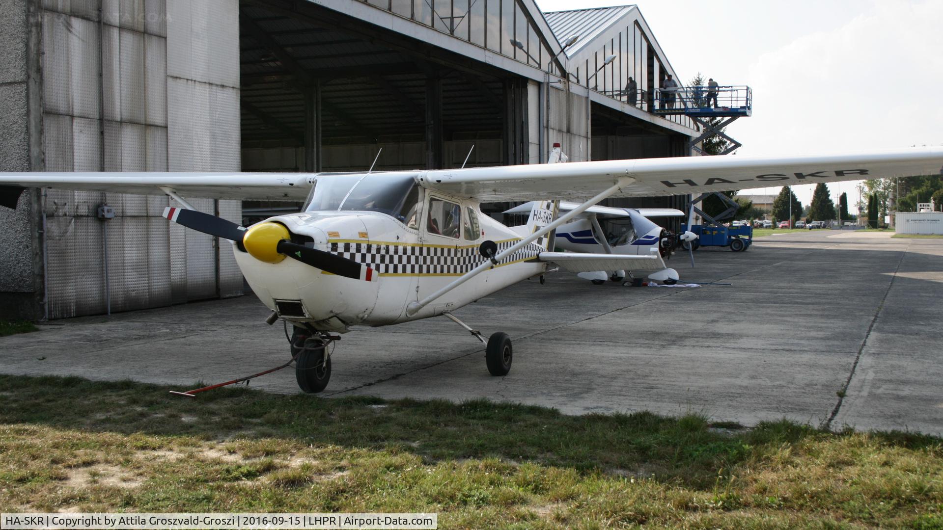 HA-SKR, 1962 Cessna 175C Skylark C/N 17557110, Györ-Pér Airport, Hungary