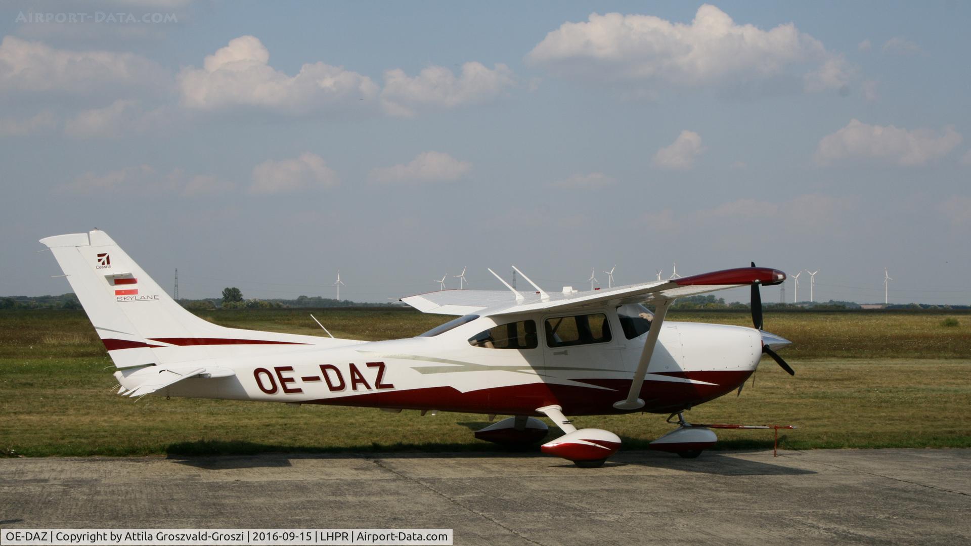 OE-DAZ, Cessna 182T Skylane C/N 18282219, Györ-Pér Airport, Hungary