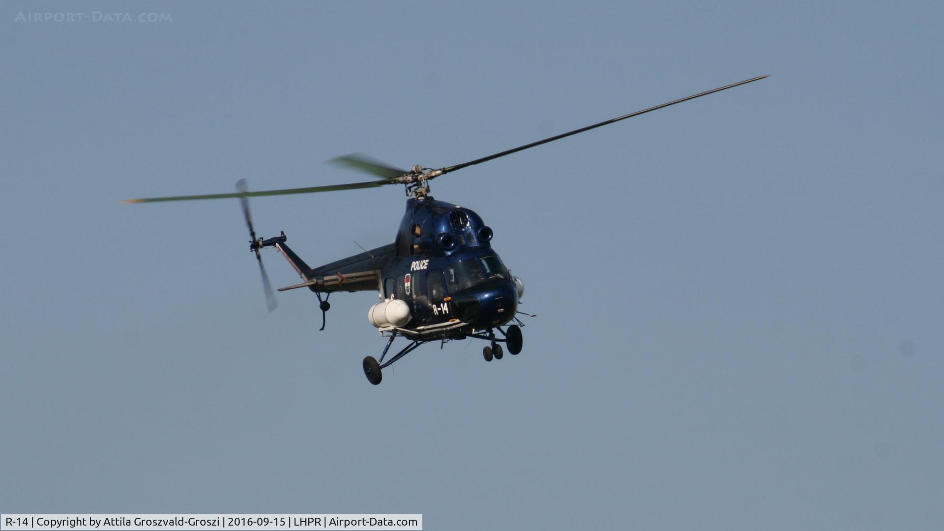 R-14, Mil (PZL-Swidnik) Mi-2 C/N 536120, Györ-Pér Airport, Hungary