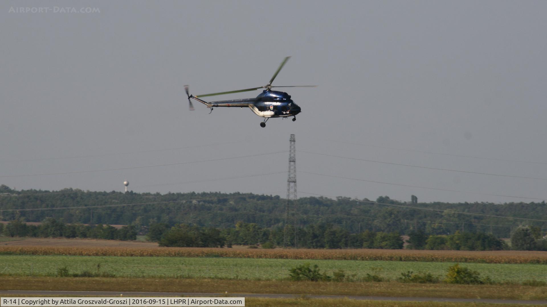 R-14, Mil (PZL-Swidnik) Mi-2 C/N 536120, Györ-Pér Airport, Hungary