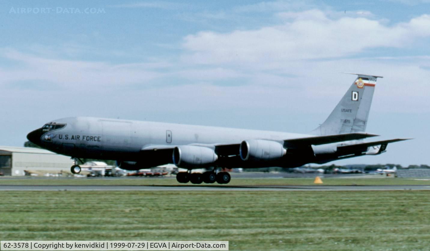 62-3578, 1962 Boeing KC-135R Stratotanker C/N 18561, Arriving at the 1999 RIAT.