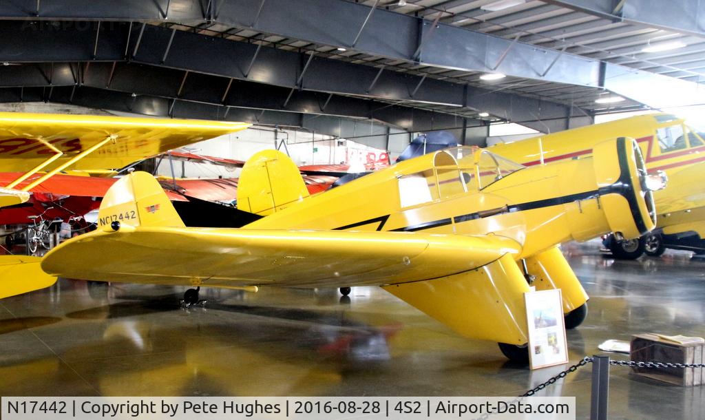 N17442, 1937 Aeronca LC C/N 2056, NC17442, 1937 Aeronca LC C/N 2056, at Western Antique Aeroplane and Automobile Museum at Hood River, Oregon
