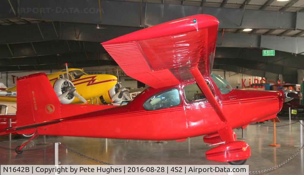 N1642B, 1948 Luscombe 11A Sedan C/N 11-148, N1642B, Luscombe 11A Sedan c.n 11-148, at Western Antique Aeroplane and Automobile Museum at Hood River, Oregon