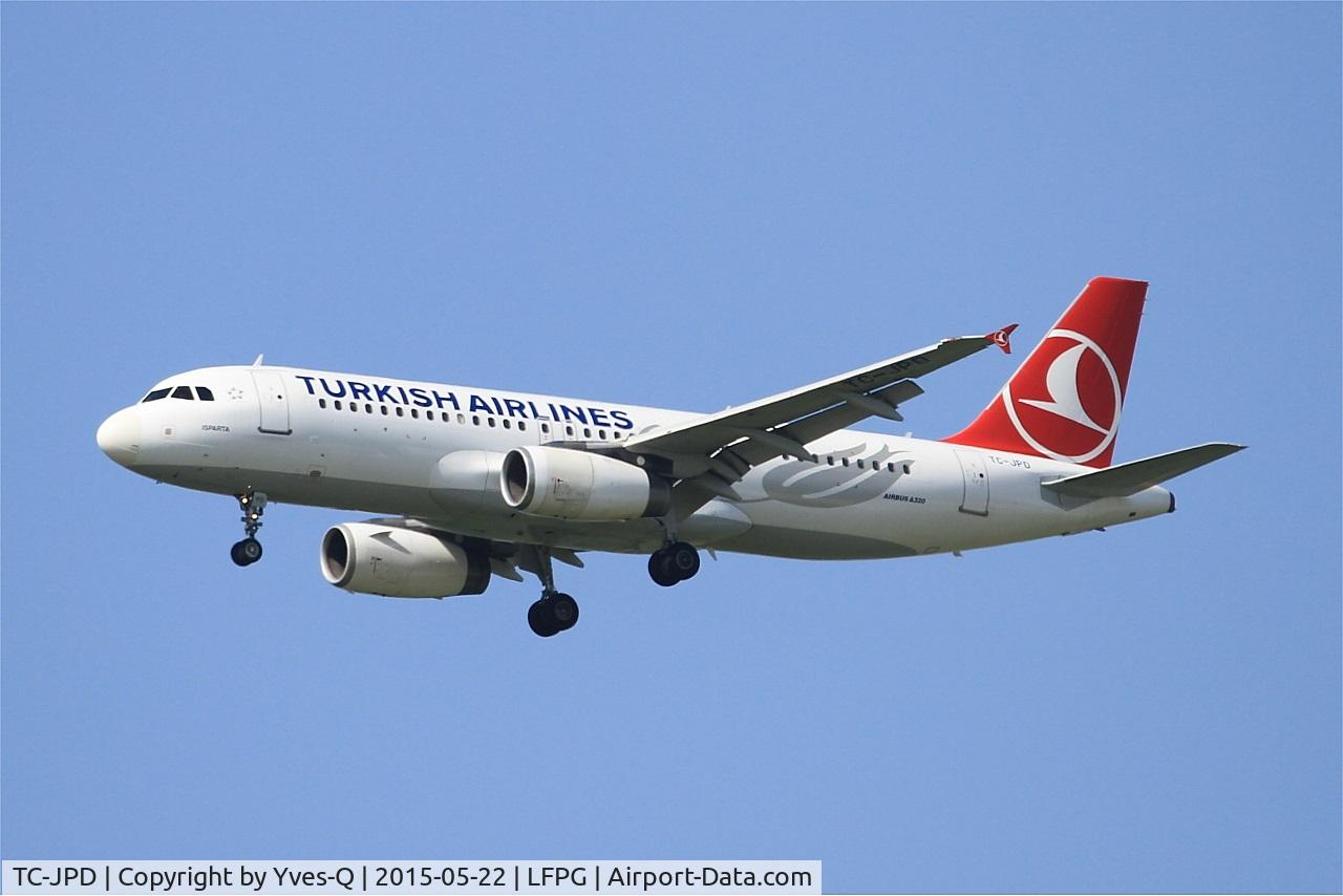 TC-JPD, 2006 Airbus A320-232 C/N 2934, Airbus A320-232, Short approach rwy 27R, Roissy Charles De Gaulle Airport (LFPG-CDG)
