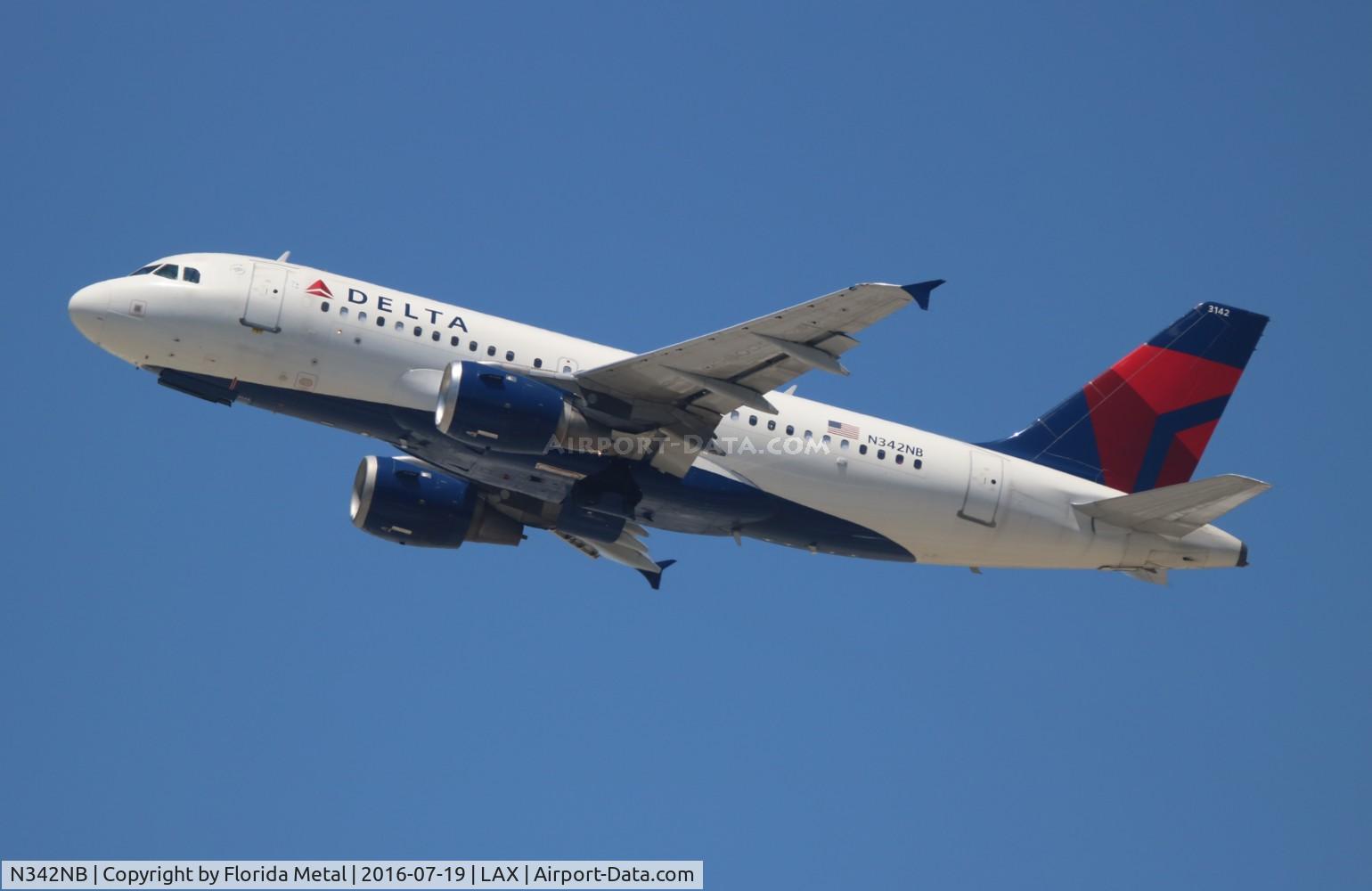 N342NB, 2002 Airbus A319-114 C/N 1746, Delta