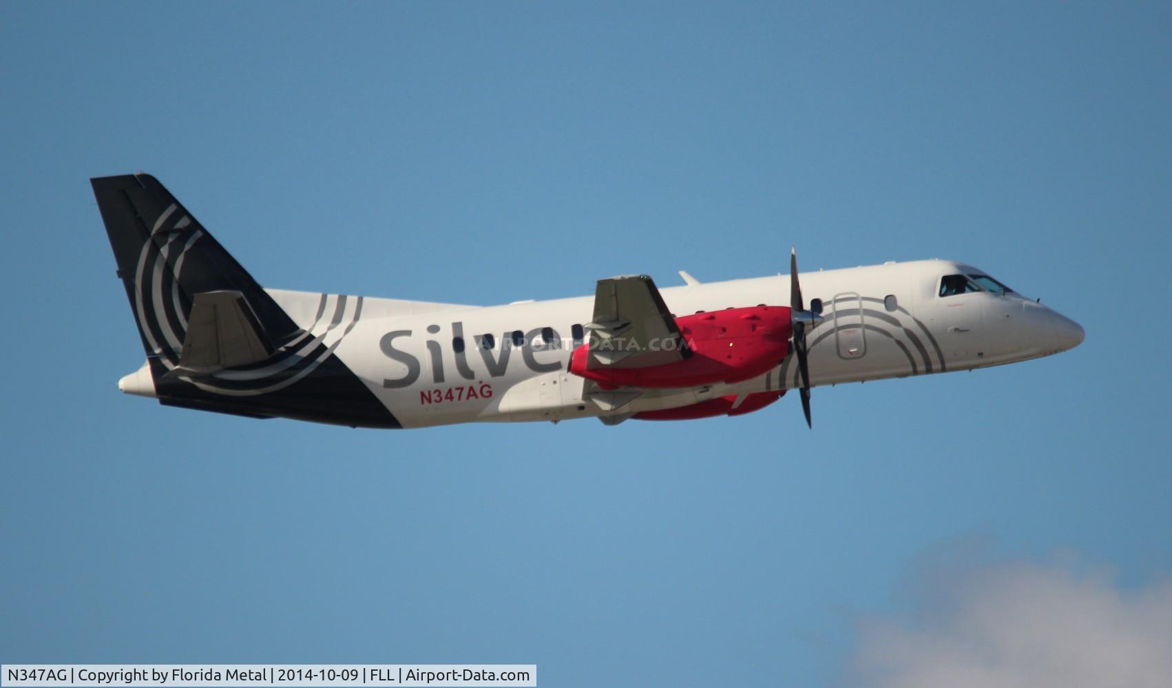 N347AG, 1998 Saab 340B C/N 340B-447, Silver Airways
