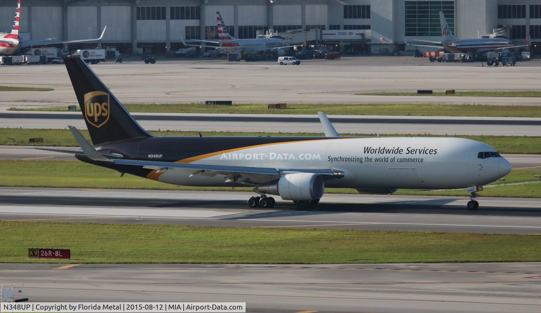 N348UP, 2012 Boeing 767-34A/ER C/N 37872, UPS 767-300