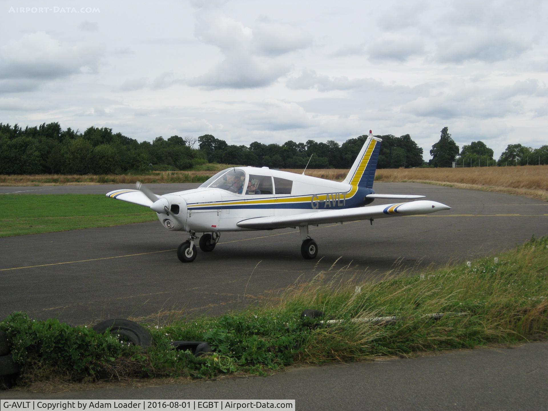 G-AVLT, 1967 Piper PA-28-140 Cherokee C/N 28-23328, G-AVLT doing power checks