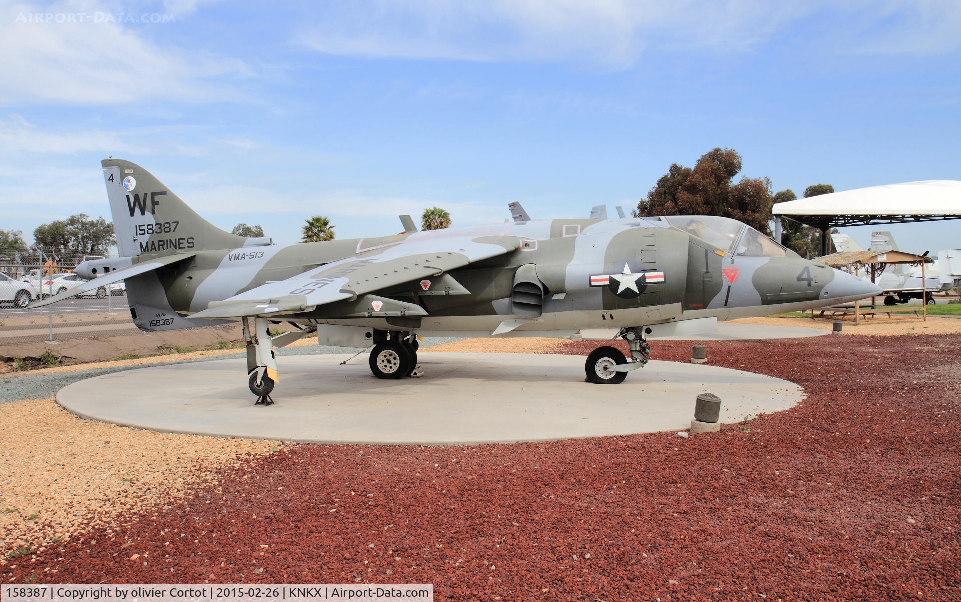 158387, Hawker Siddeley AV-8C Harrier C/N 712065, Miramar museum